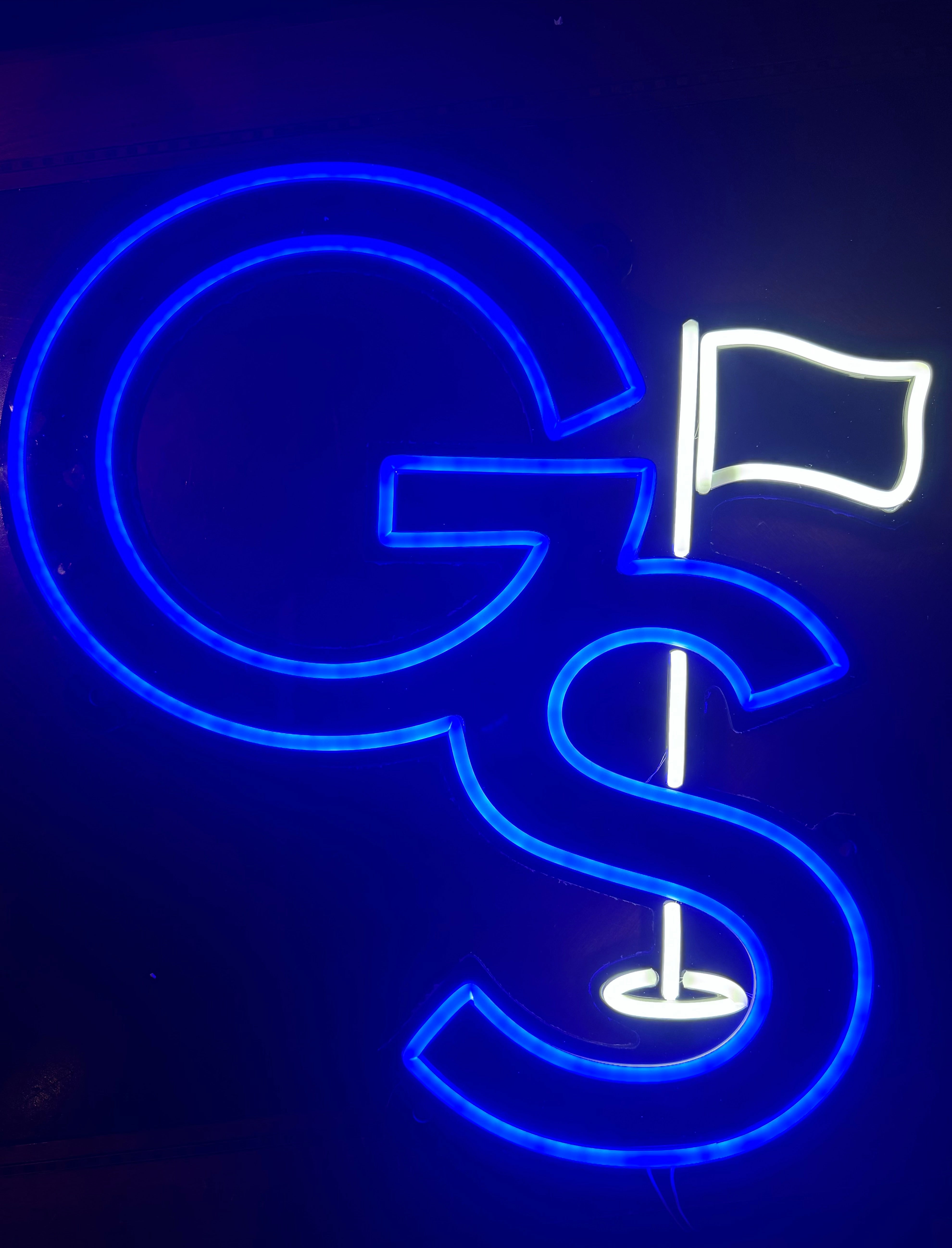 Georgia Southern Modern GS Golf LED Neon Sign Large [22x23] - Officially Licensed - Sky Lotz Custom Signs
