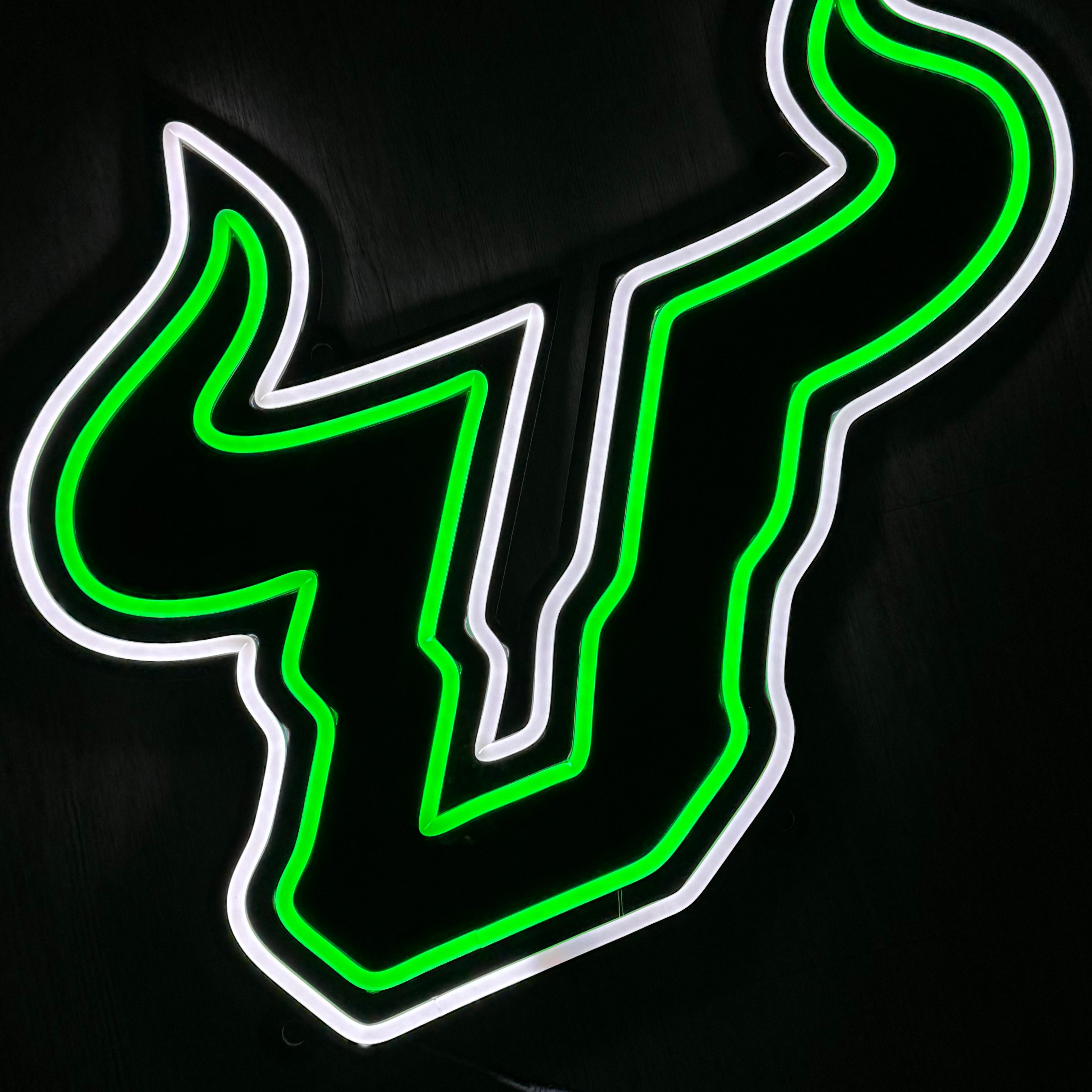 South Florida Bull LED Neon Sign Large [25x21] - Officially Licensed - Sky Lotz Custom Signs
