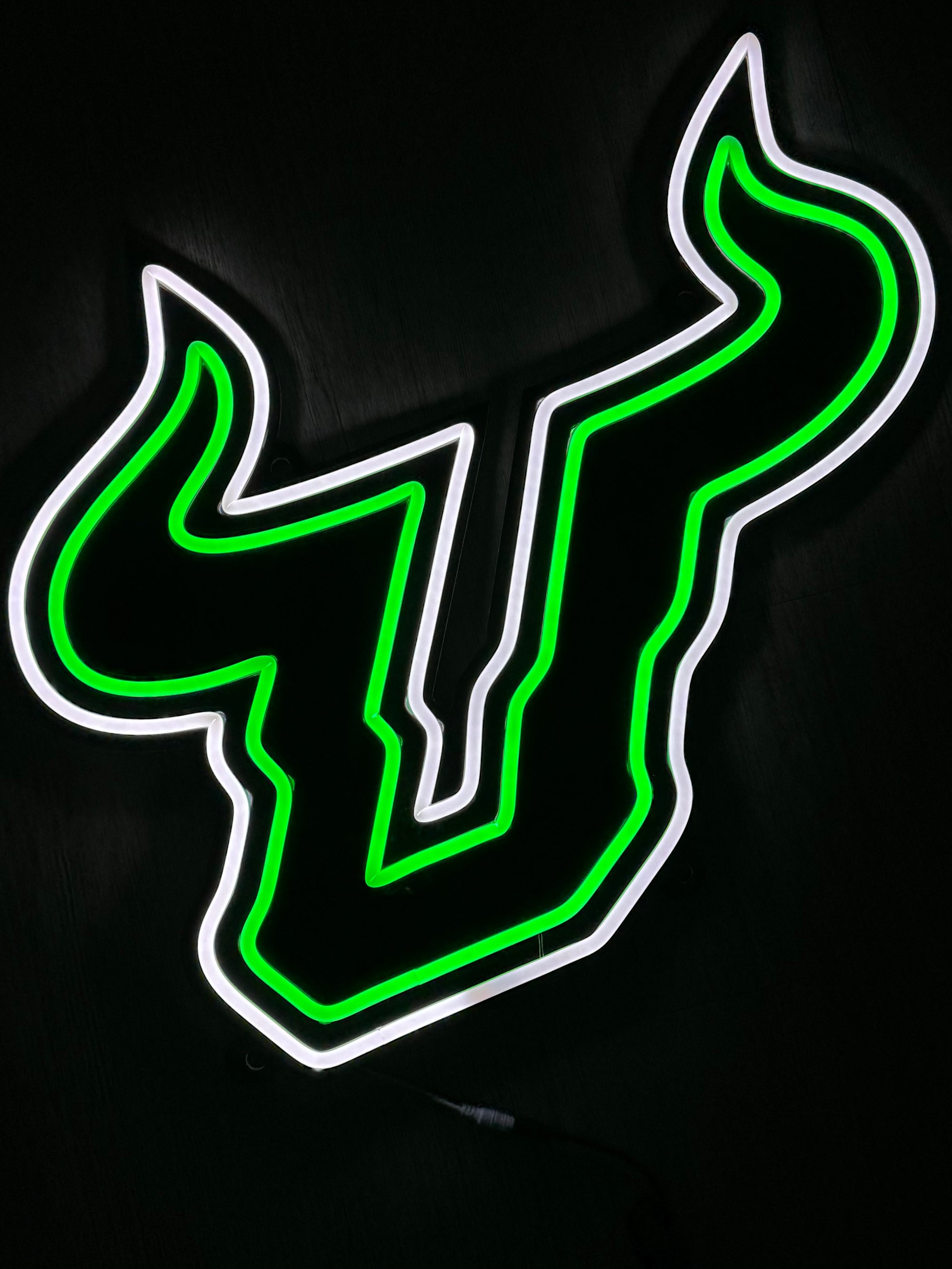 South Florida Bull LED Neon Sign Large [25x21] - Officially Licensed - Sky Lotz Custom Signs