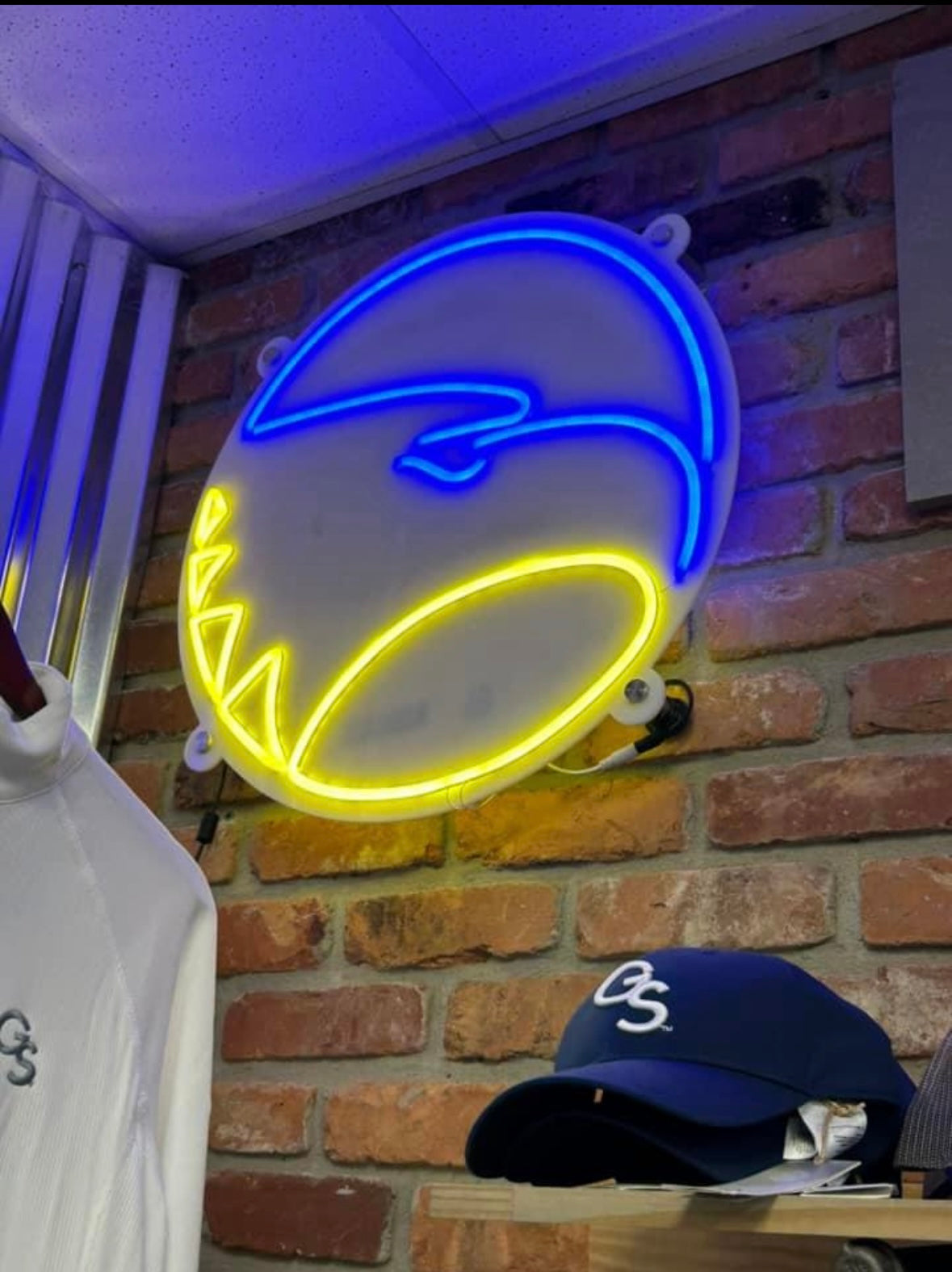 Georgia Southern Academic Eagle Head LED Neon Sign Large [24x24] - Officially Licensed - Sky Lotz Custom Signs