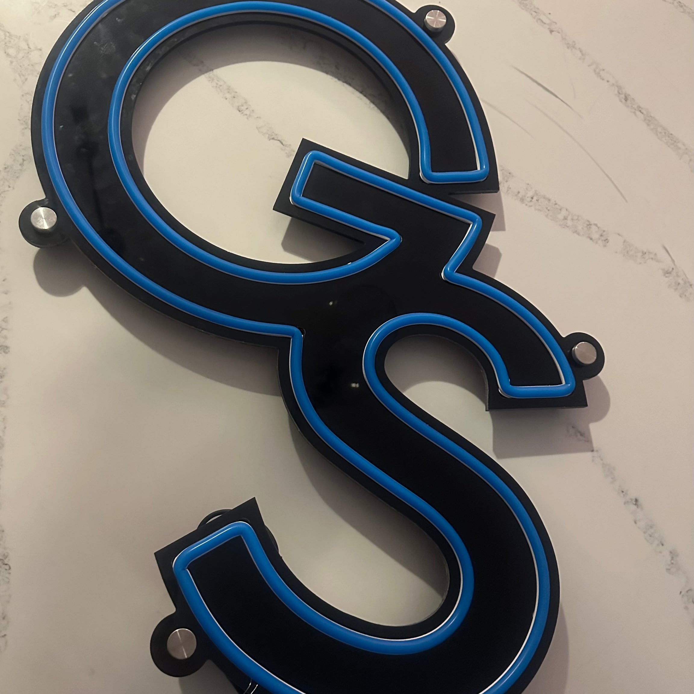 Georgia Southern Modern GS LED Neon Sign [21x23] - Officially Licensed - Sky Lotz Custom Signs