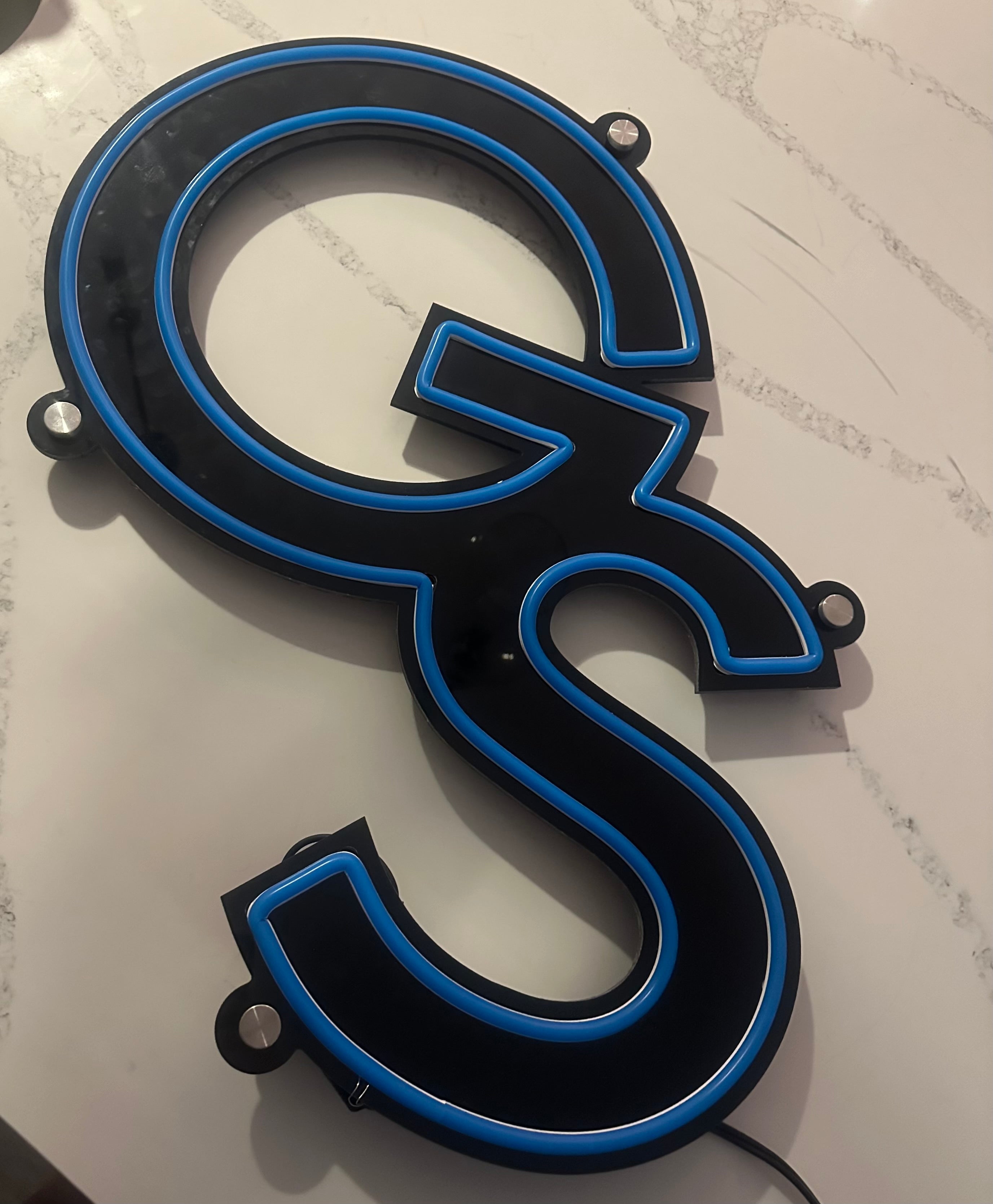 Georgia Southern Modern GS LED Neon Sign [21x23] - Officially Licensed - Sky Lotz Custom Signs