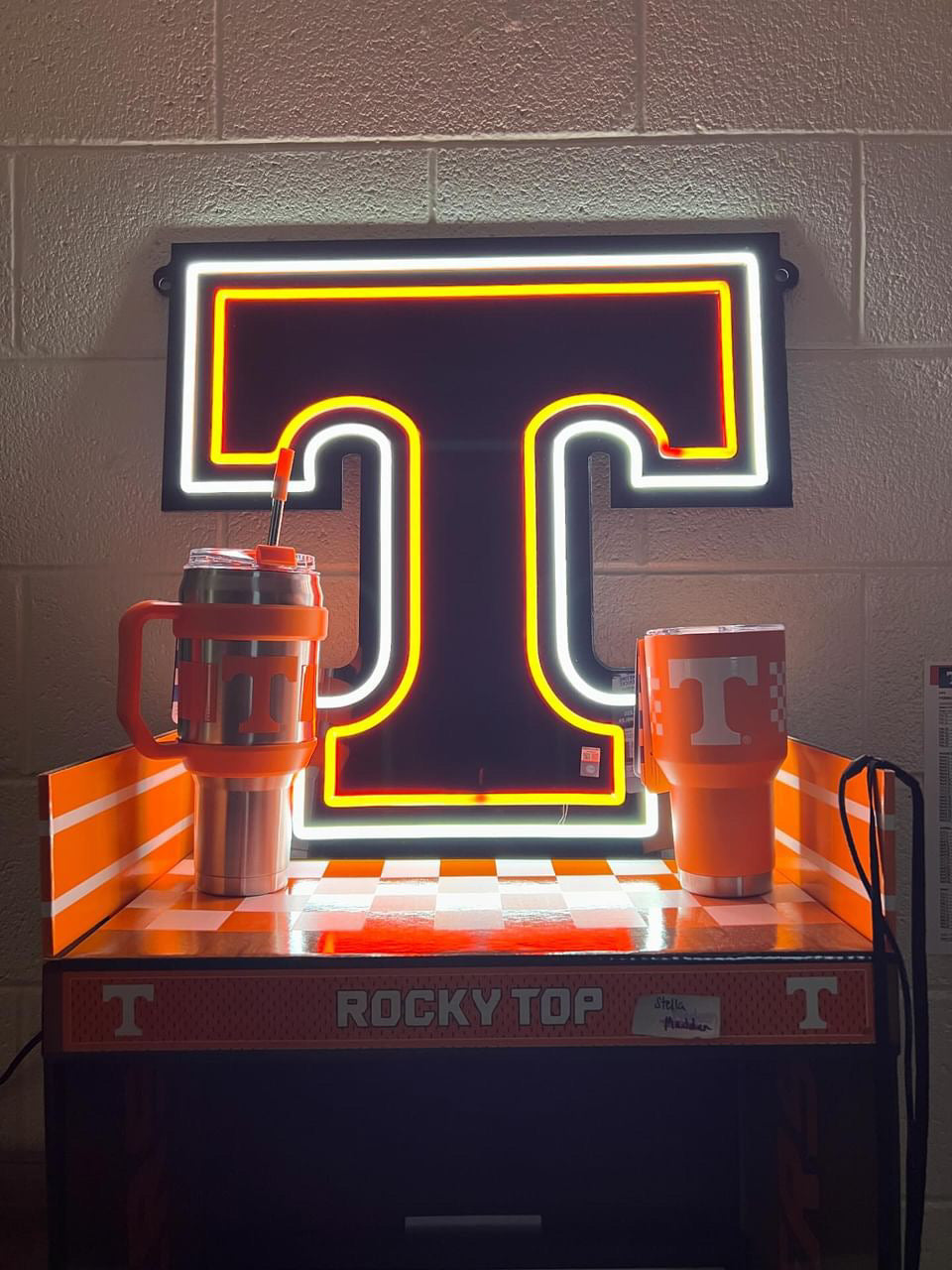 Tennessee Power T LED Neon Sign Large [24x24] - Officially Licensed - Sky Lotz Custom Signs