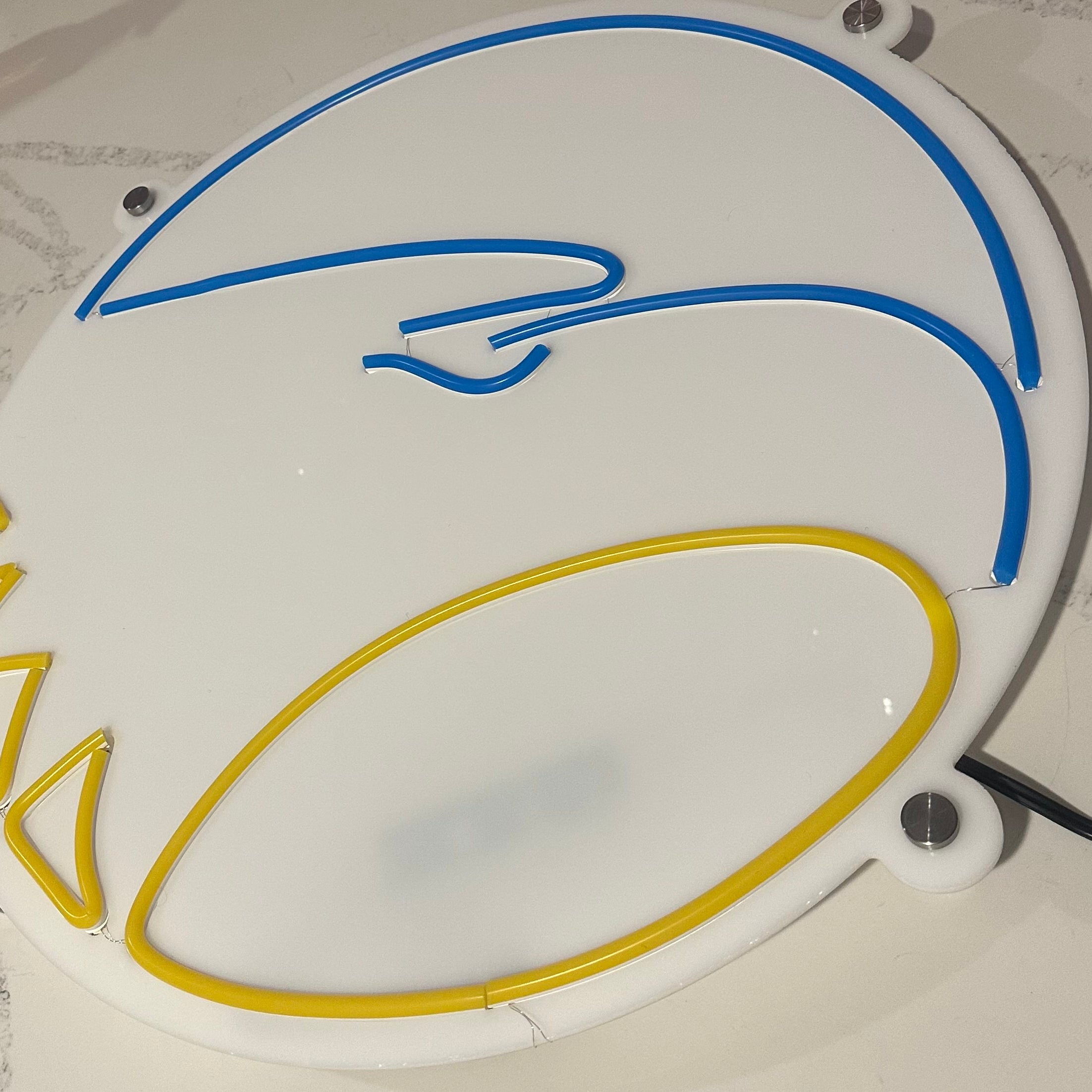 Georgia Southern Academic Eagle Head LED Neon Sign Large [24x24] - Officially Licensed - Sky Lotz Custom Signs