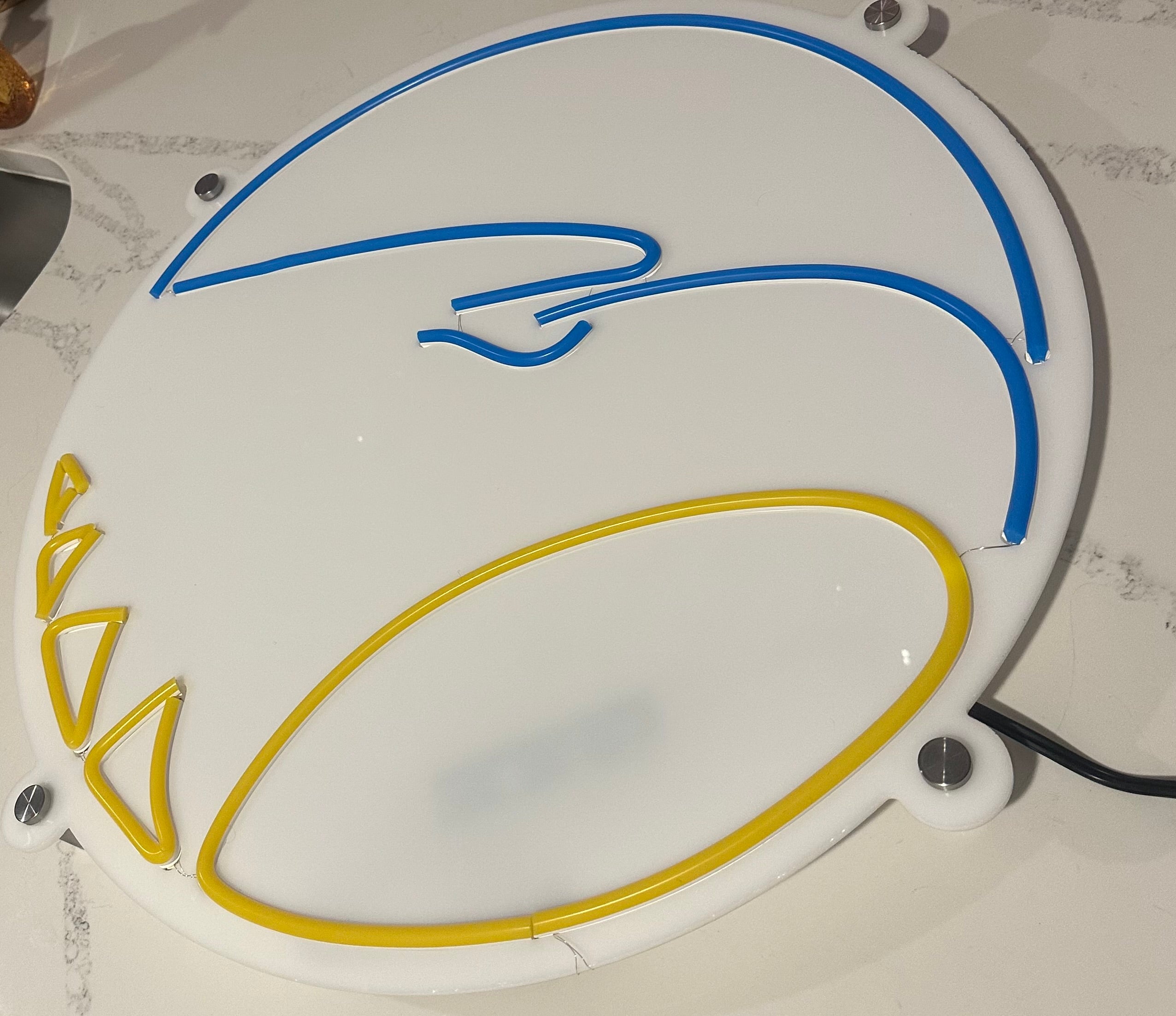 Georgia Southern Academic Eagle Head LED Neon Sign Large [24x24] - Officially Licensed - Sky Lotz Custom Signs