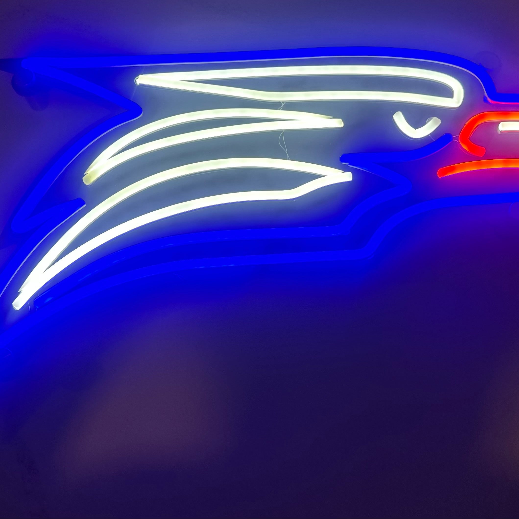 Georgia Southern Athletic Eagle Head LED Neon Sign Large [30x18] - Officially Licensed - Sky Lotz Custom Signs