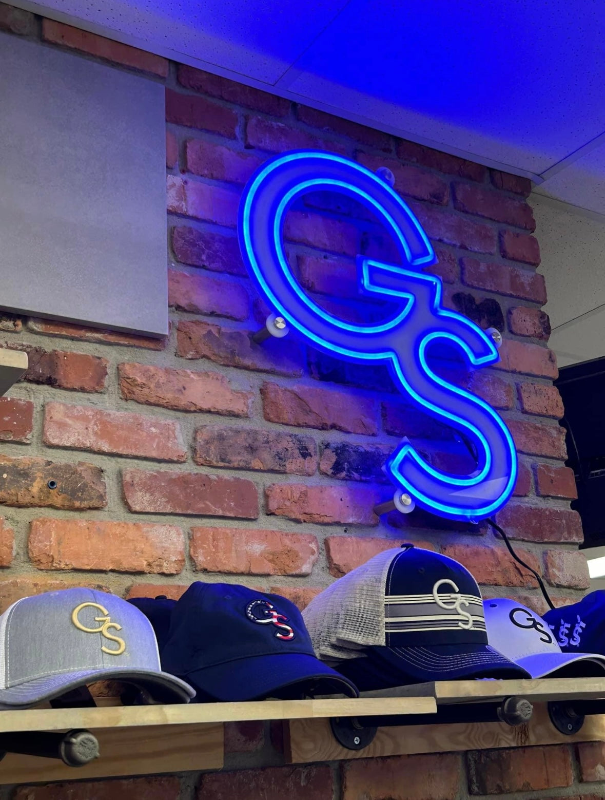 Georgia Southern Modern GS LED Neon Sign [21x23] - Officially Licensed - Sky Lotz Custom Signs