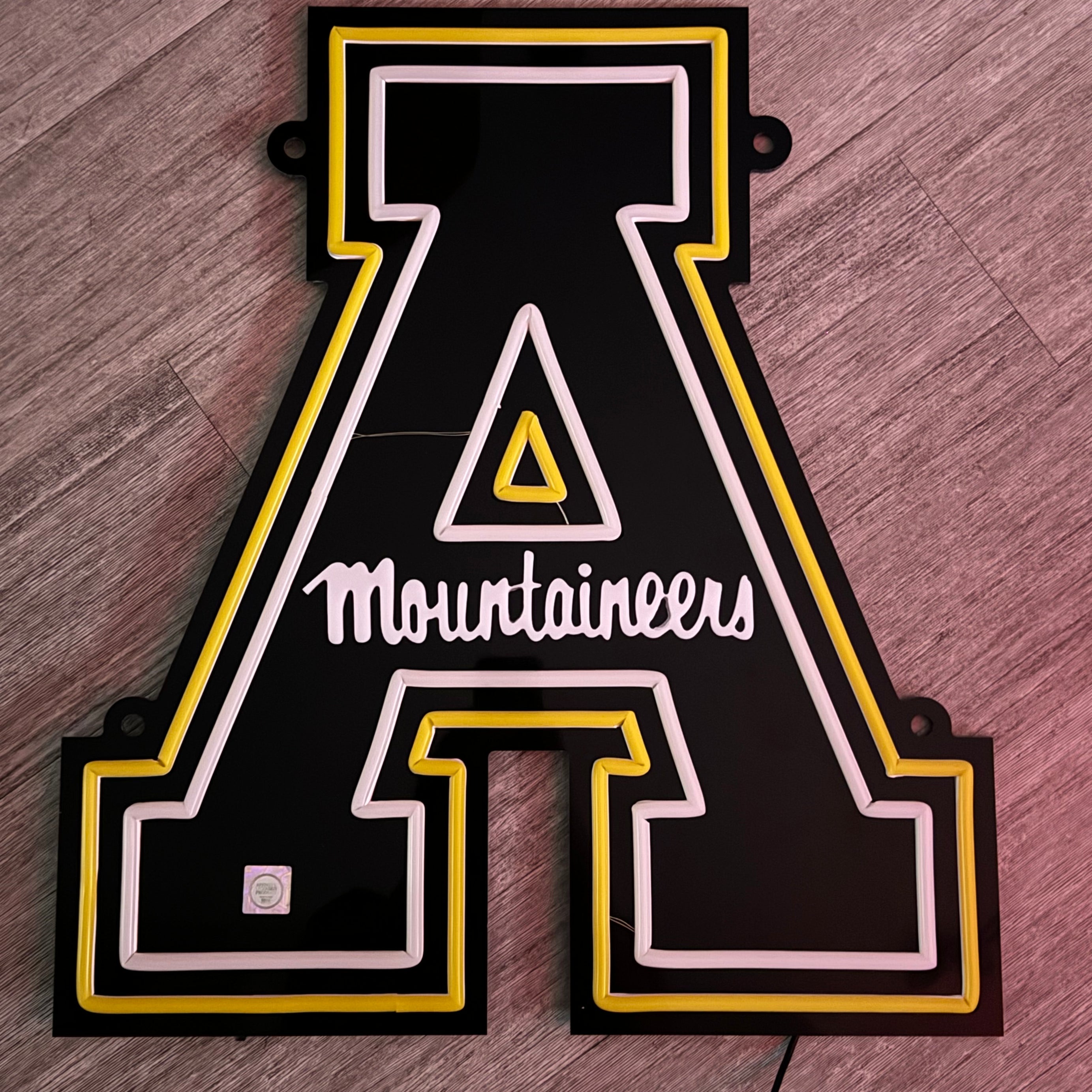 App State Block A LED Neon Sign Large [23x20] - Officially Licensed - Sky Lotz Custom Signs