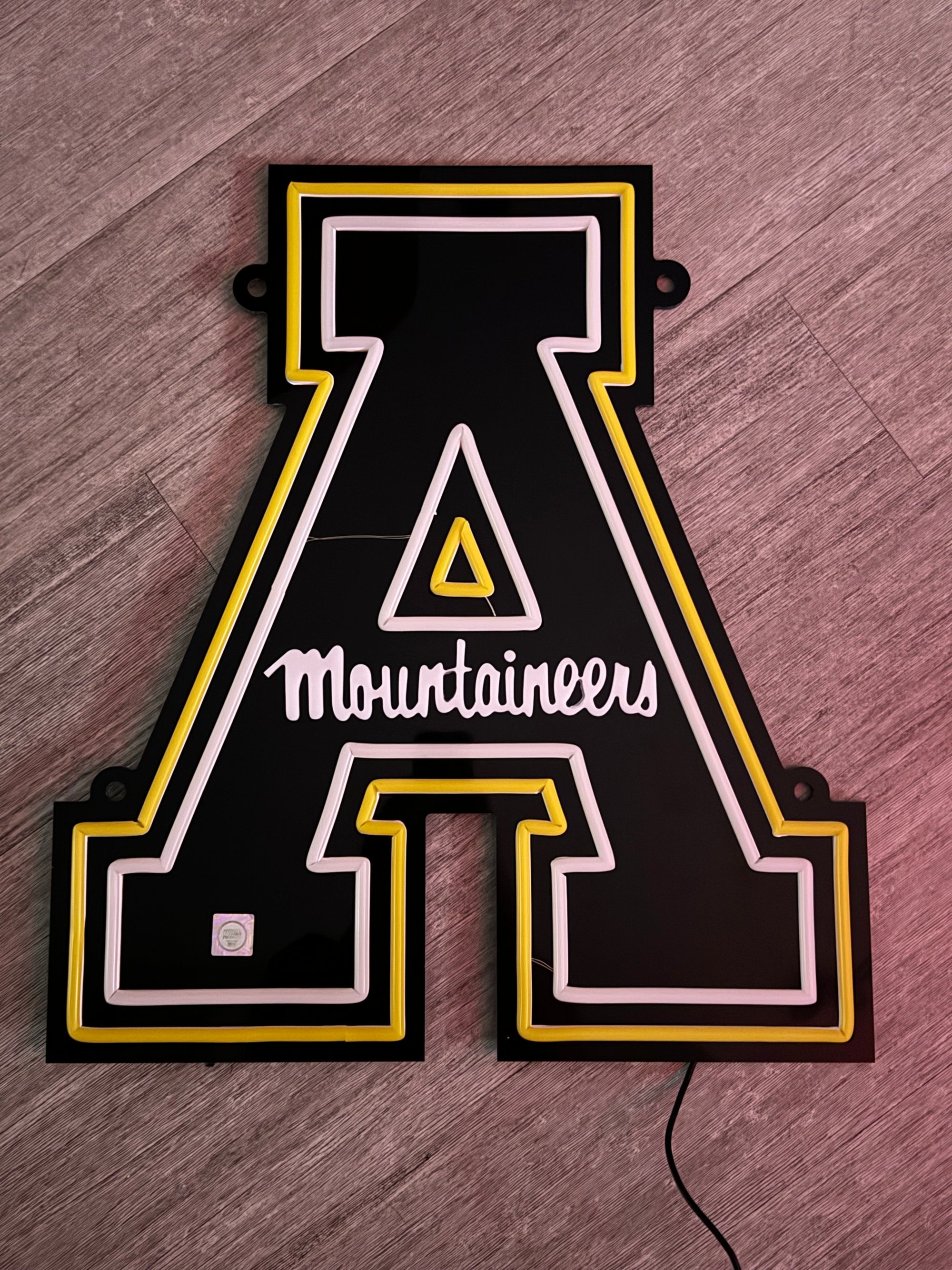 App State Block A LED Neon Sign Large [23x20] - Officially Licensed - Sky Lotz Custom Signs