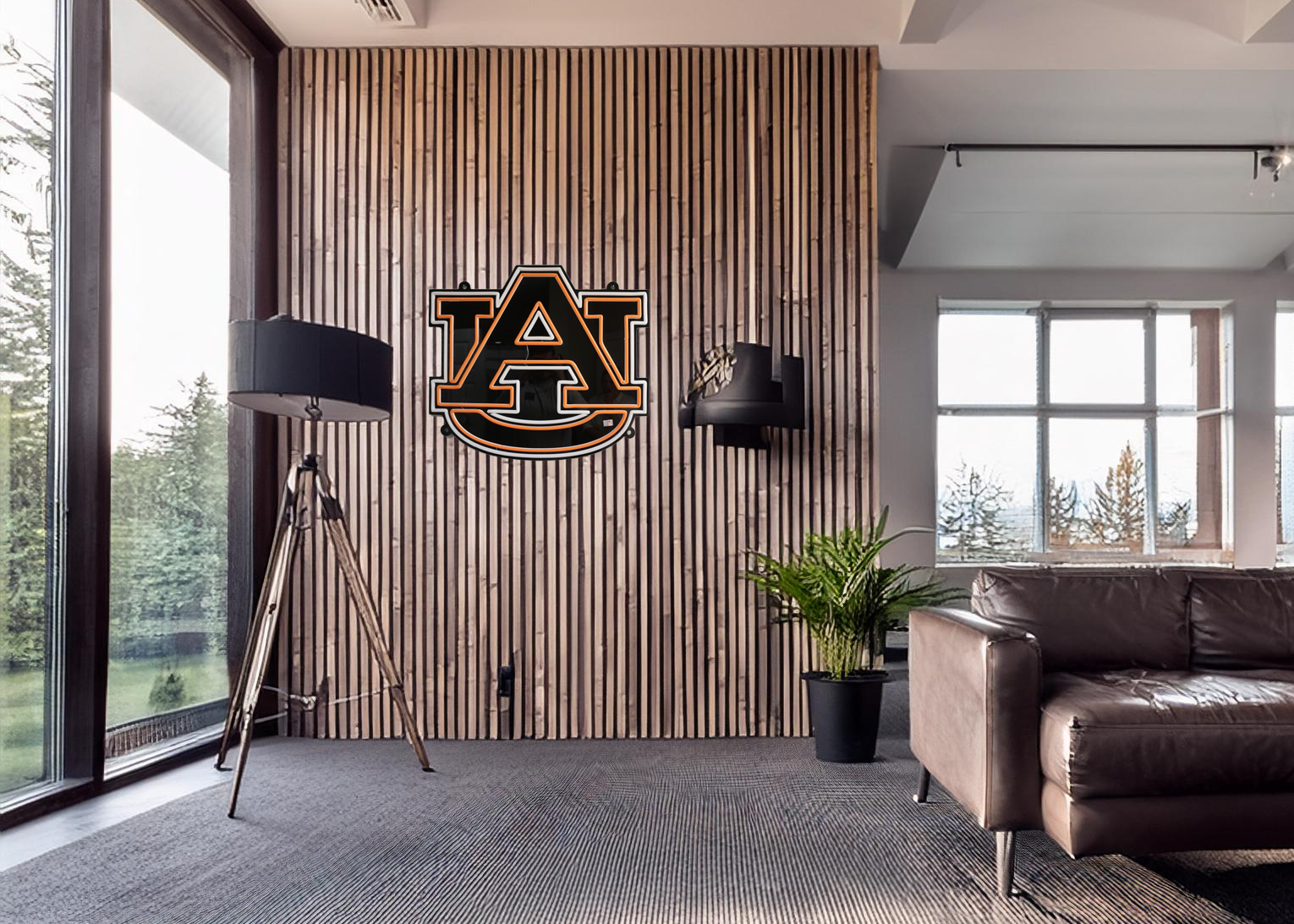 Auburn AU LED Neon Sign Large [21x24] - Officially Licensed - Sky Lotz Custom Signs