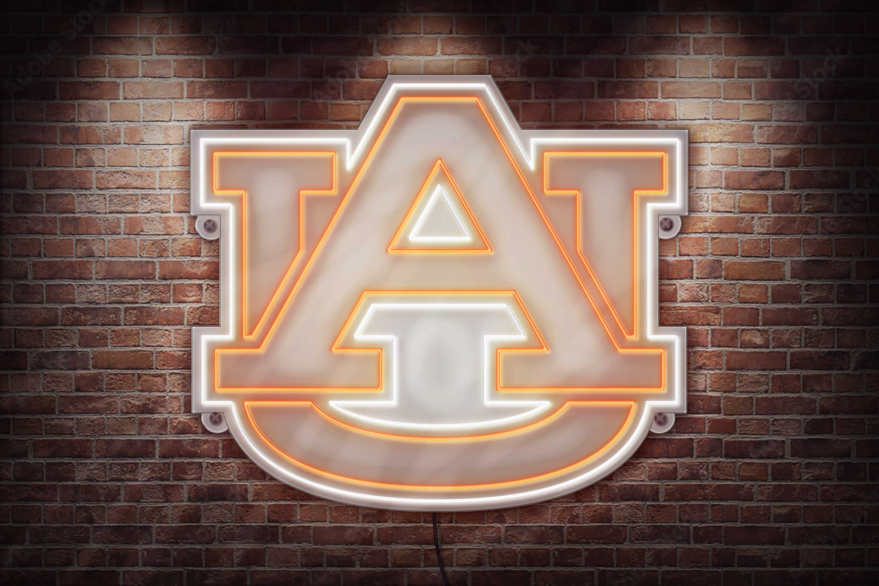Auburn AU LED Neon Sign Large [21x24] - Officially Licensed - Sky Lotz Custom Signs