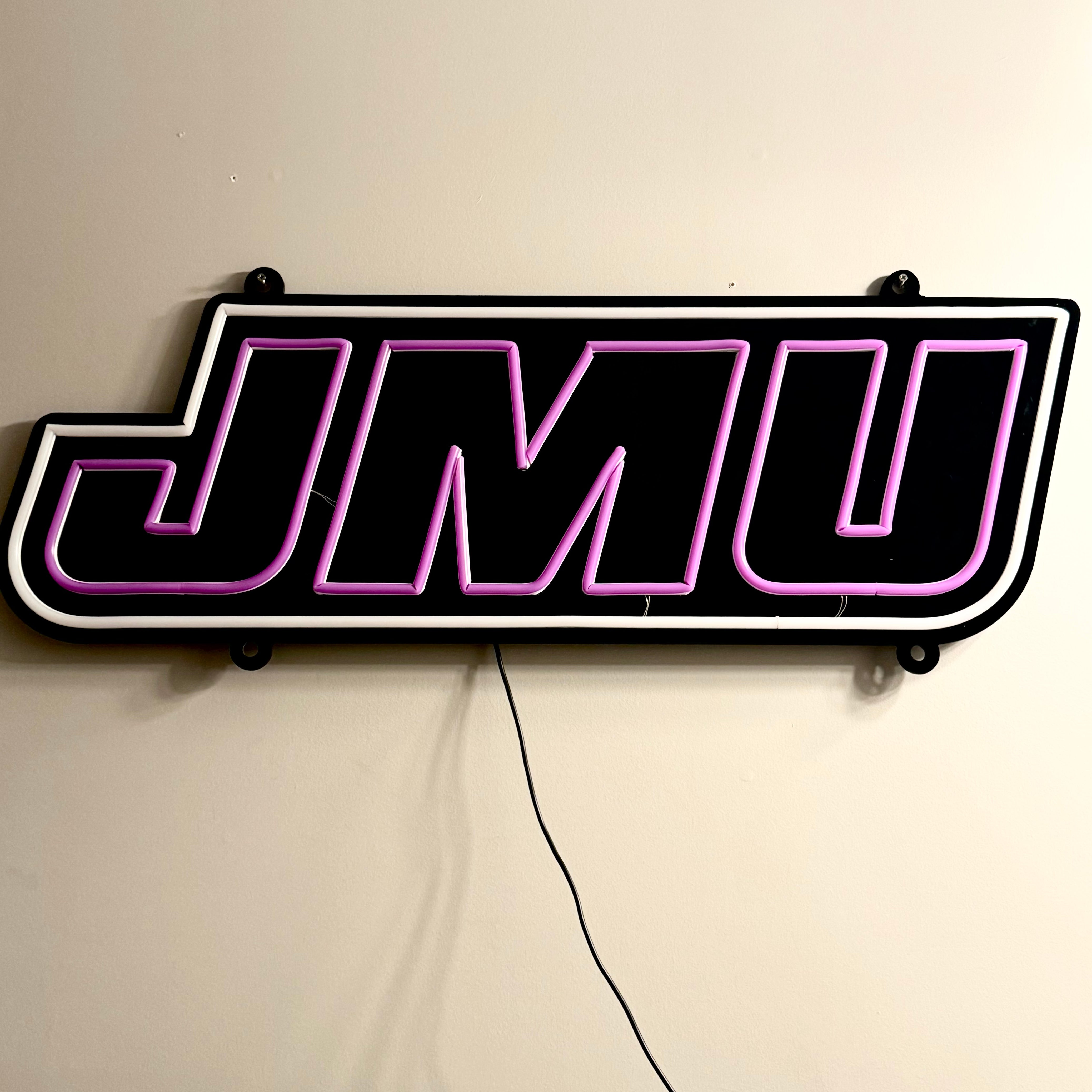 James Madison LED Neon Sign Large [31x10] - Officially Licensed - Sky Lotz Custom Signs