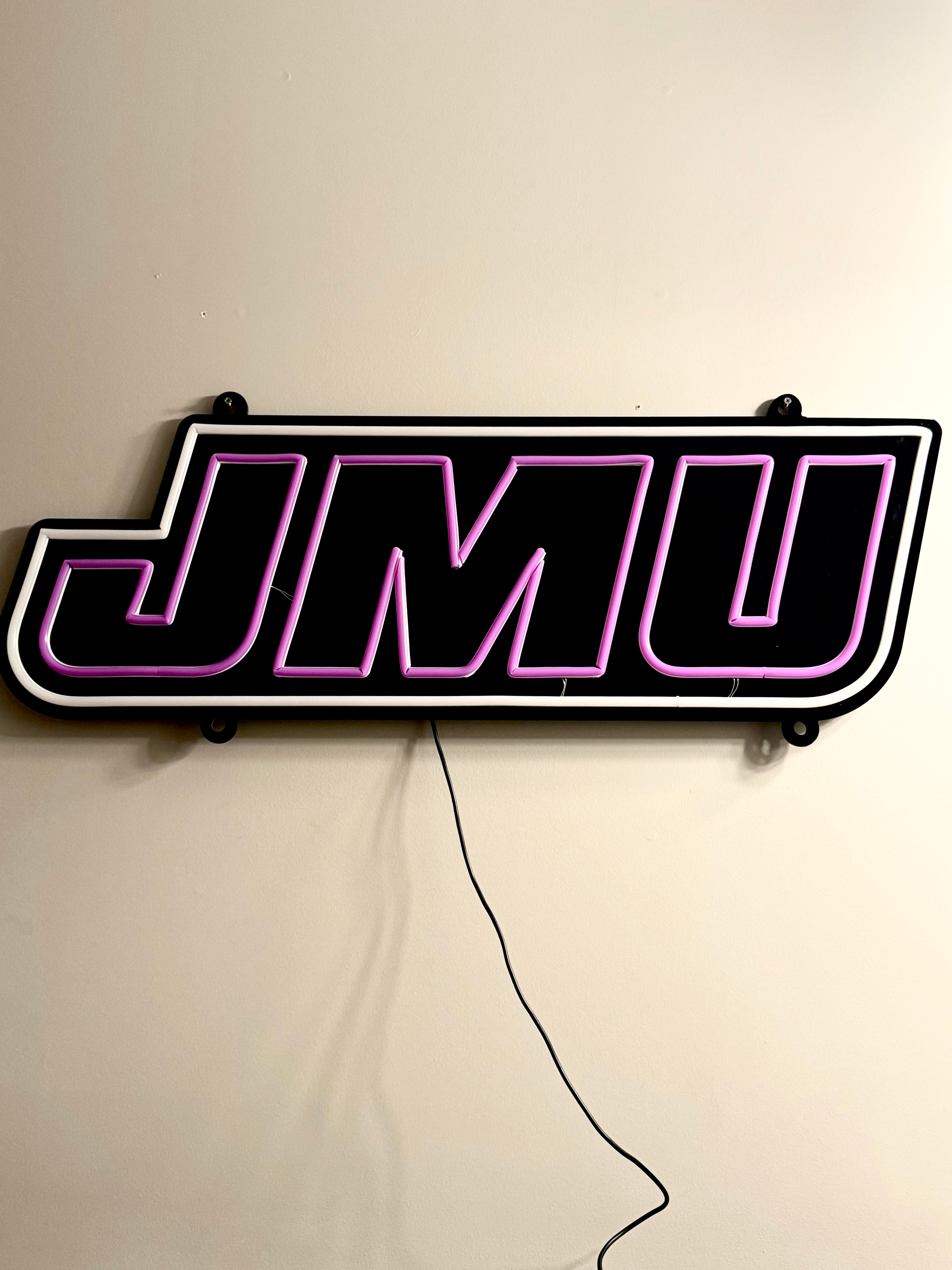 James Madison LED Neon Sign Large [31x10] - Officially Licensed - Sky Lotz Custom Signs