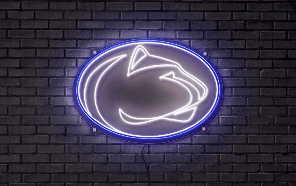 Penn State LED Neon Sign Large [23x23] - Officially Licensed - Sky Lotz Custom Signs