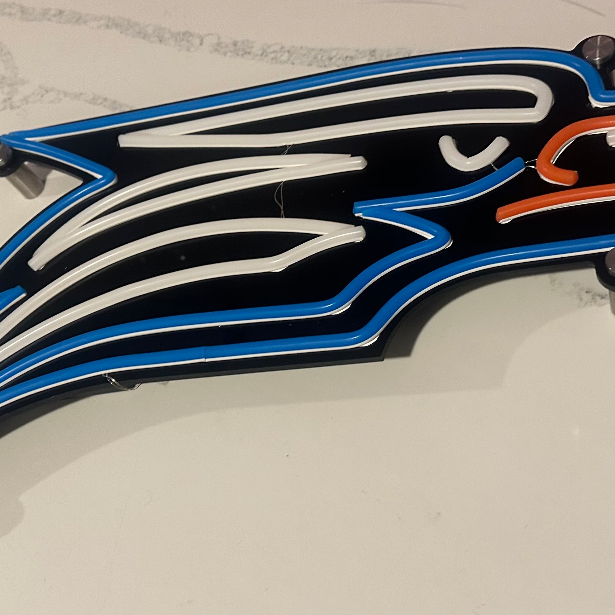 Georgia Southern Athletic Eagle Head LED Neon Sign Large [30x18] - Officially Licensed - Sky Lotz Custom Signs