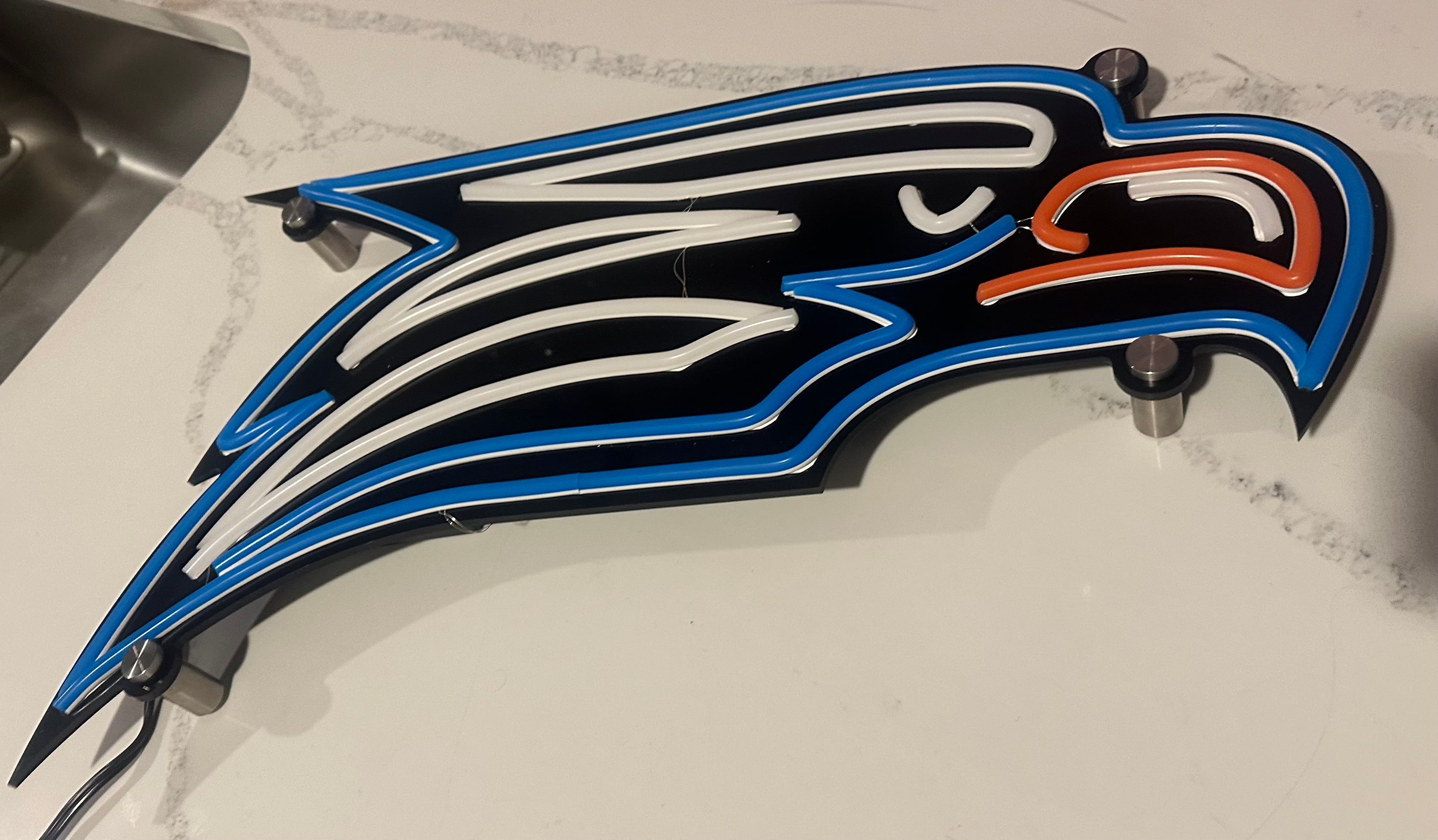 Georgia Southern Athletic Eagle Head LED Neon Sign Large [30x18] - Officially Licensed - Sky Lotz Custom Signs