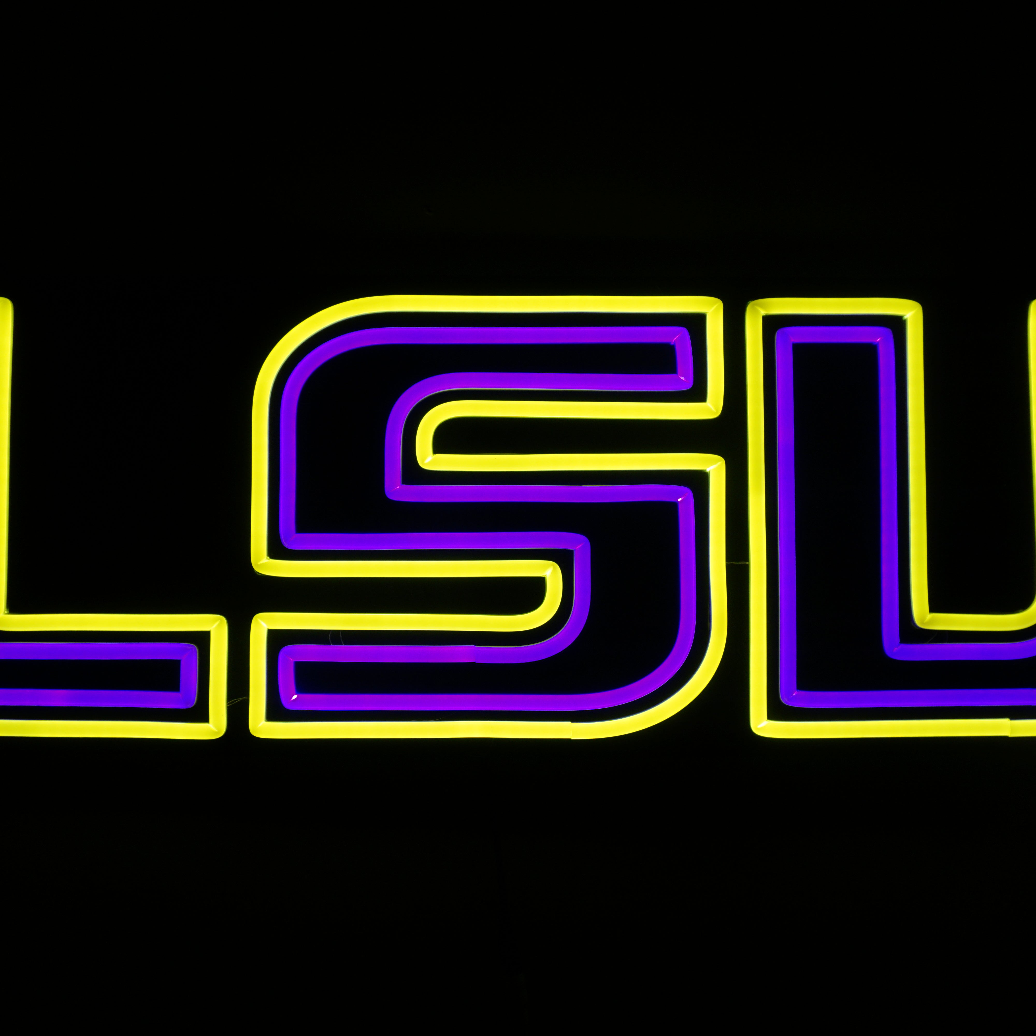 LSU LED Neon Sign Large [32x11] - Officially Licensed - Sky Lotz Custom Signs