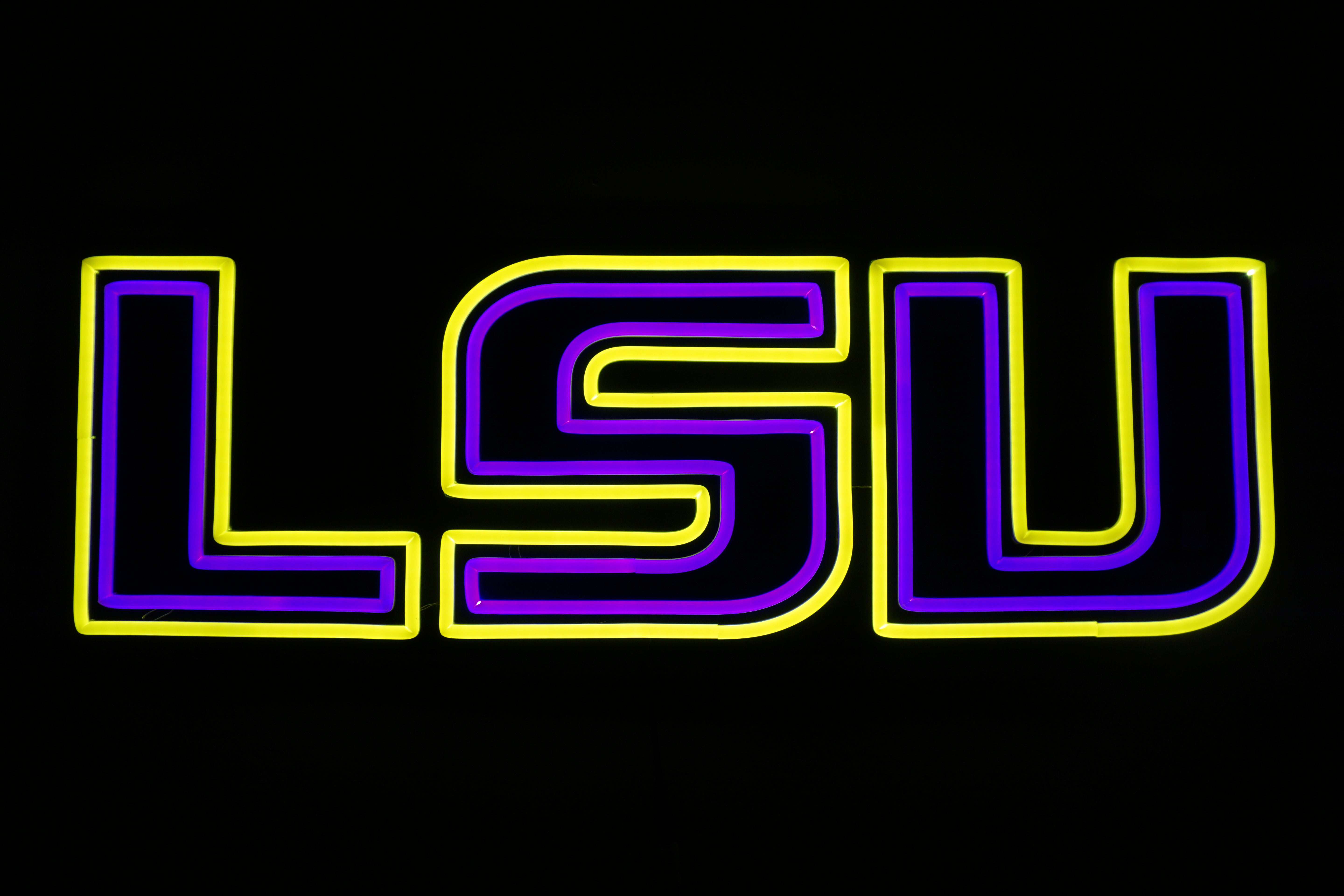 LSU LED Neon Sign Large [32x11] - Officially Licensed - Sky Lotz Custom Signs