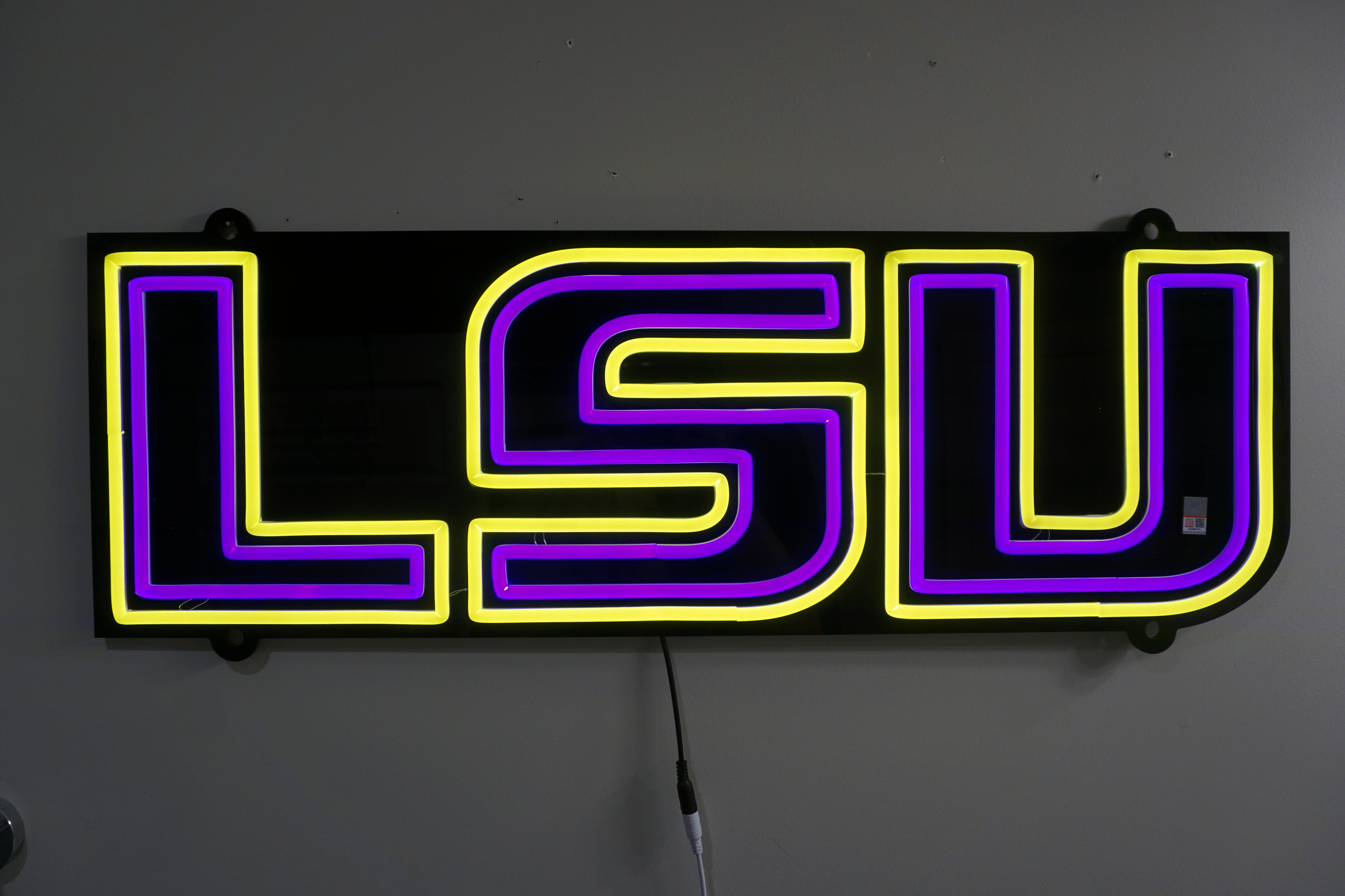 LSU LED Neon Sign Large [32x11] - Officially Licensed - Sky Lotz Custom Signs