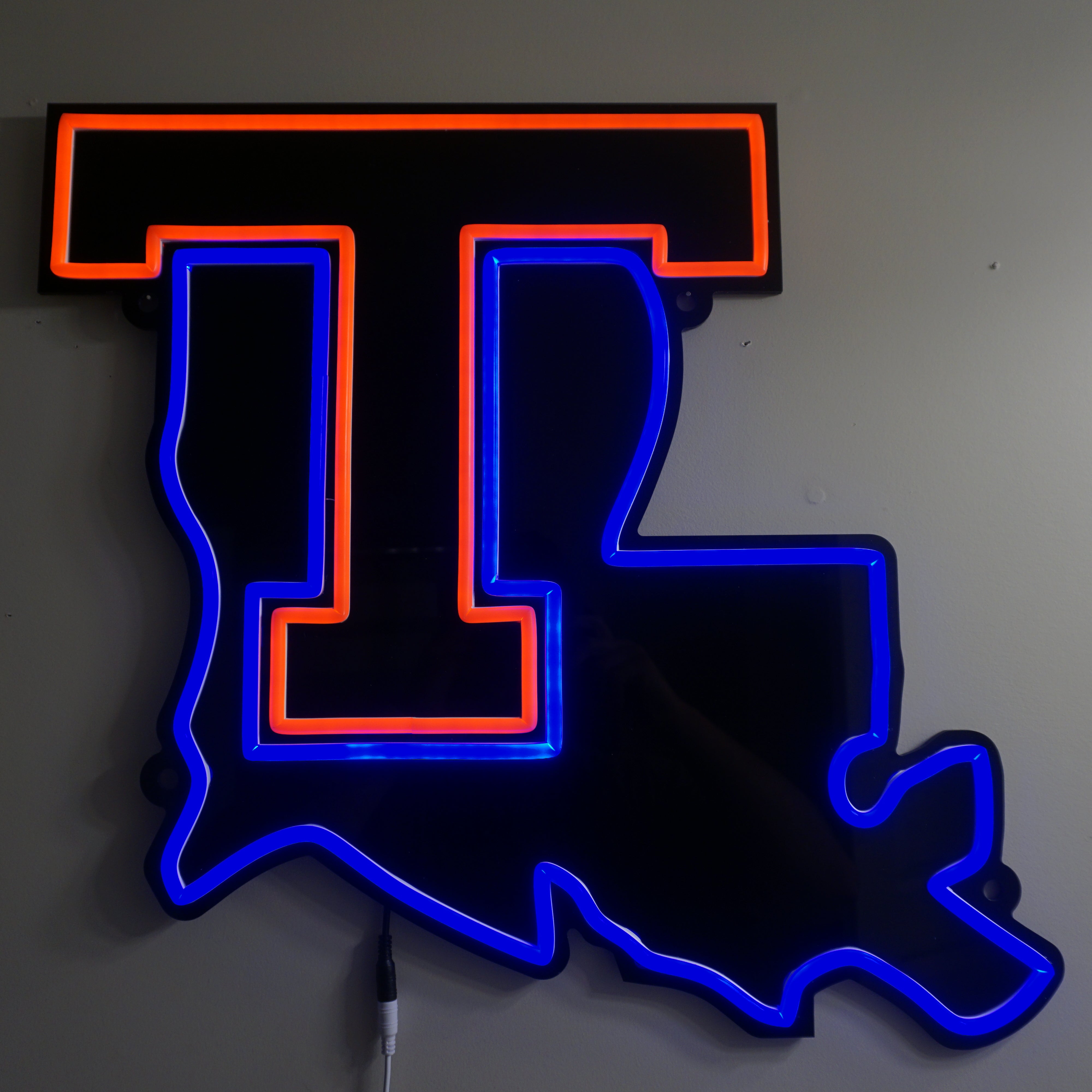 LA Tech LED Neon Sign Large [24x22] Officially Licensed - Sky Lotz Custom Signs
