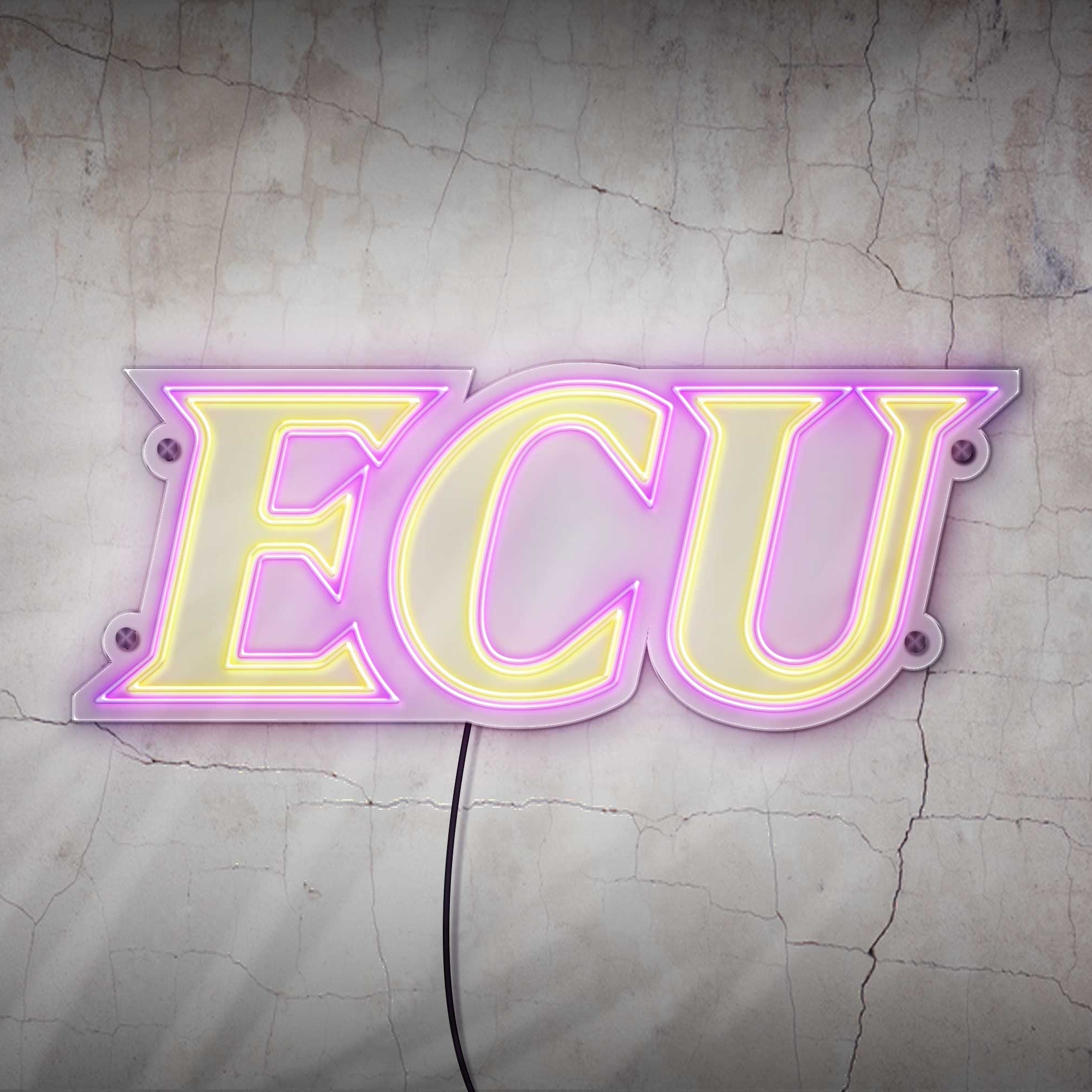 East Carolina LED Neon Sign Large [29 x 11] - Officially Licensed - Sky Lotz Custom Signs