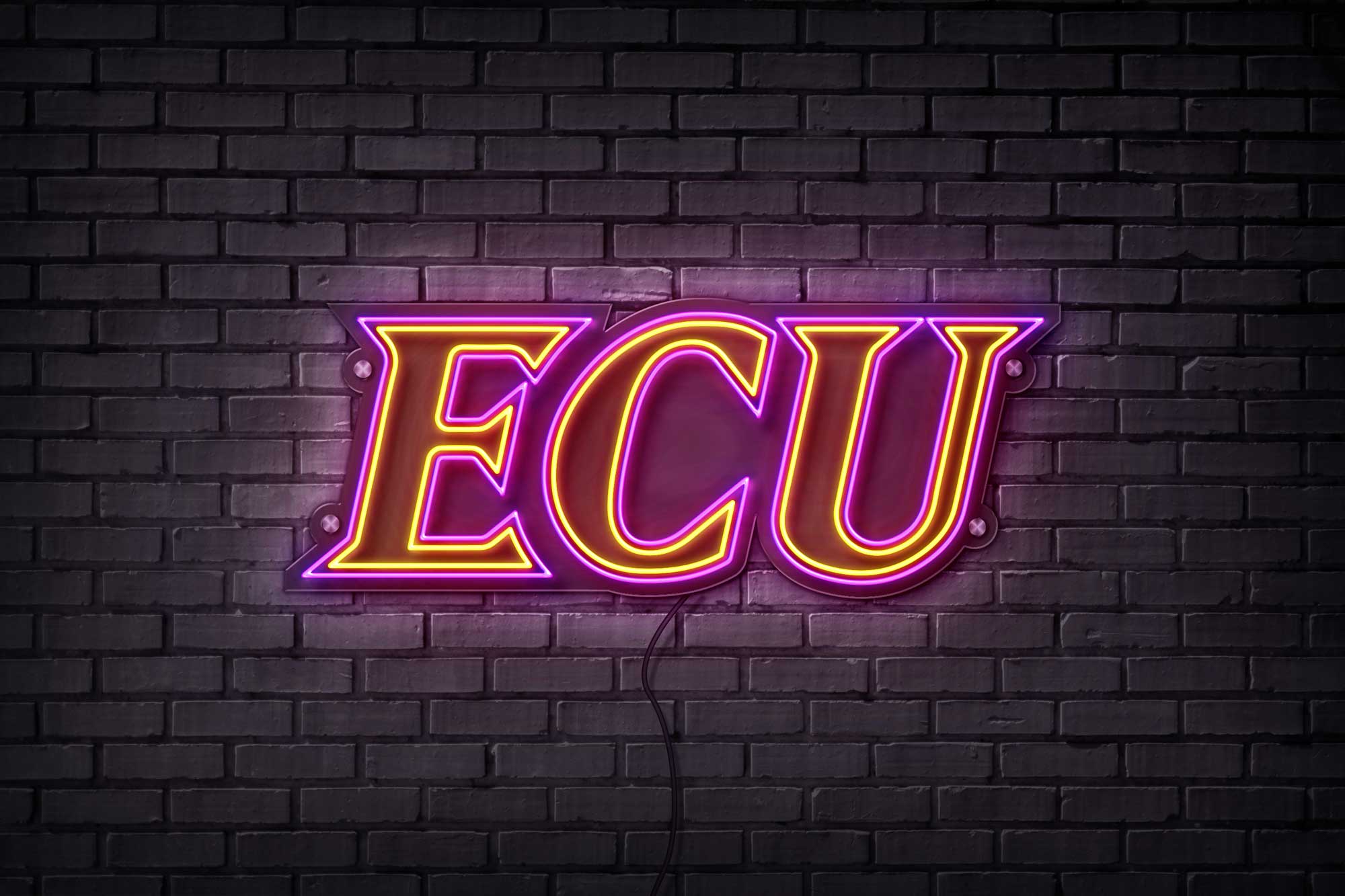 East Carolina LED Neon Sign Large [29 x 11] - Officially Licensed