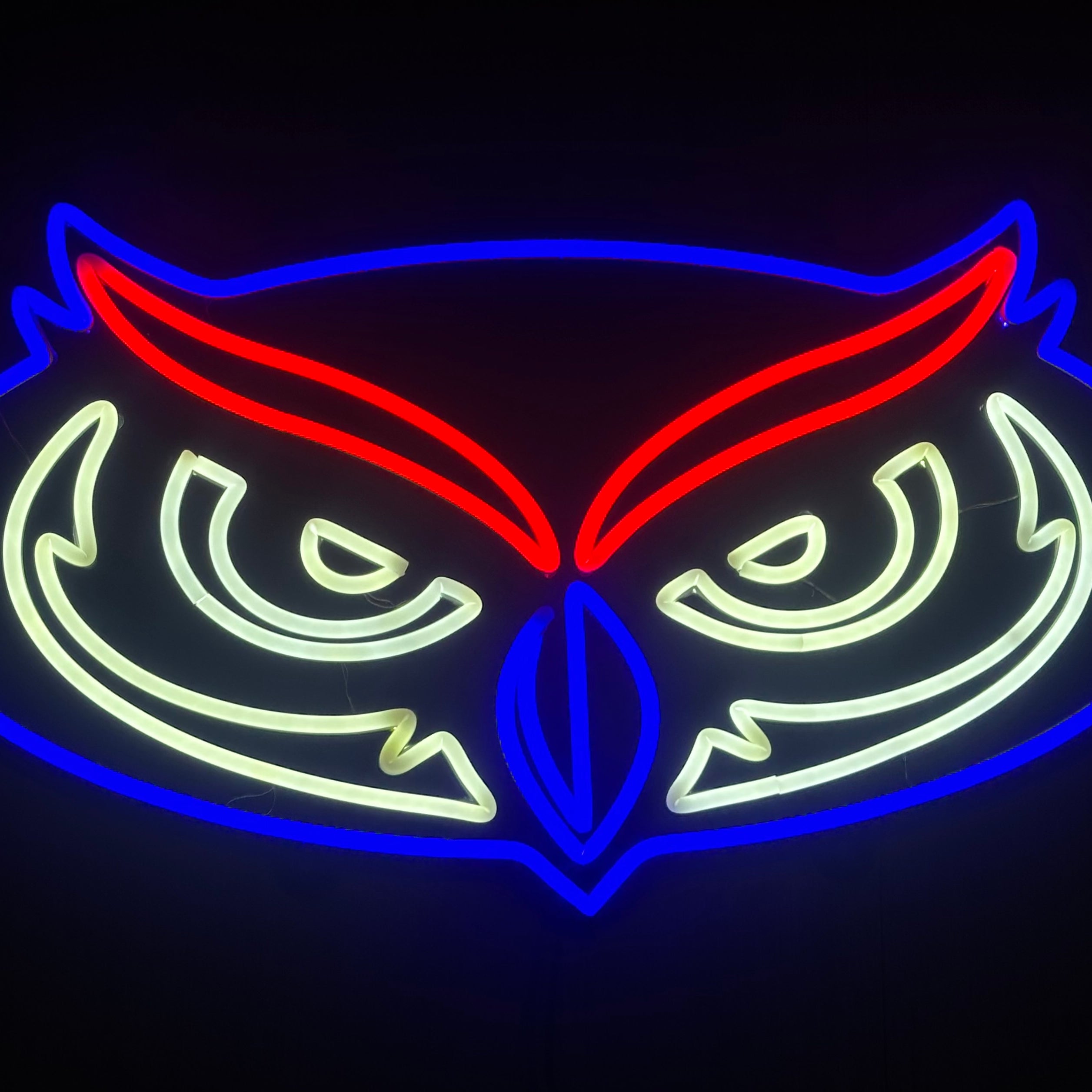 Florida Atlantic Owl LED Neon Sign Large [28x18] - Officially Licensed - Sky Lotz Custom Signs