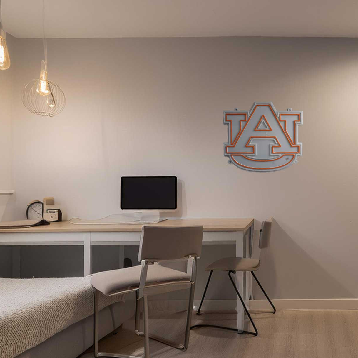 Auburn AU LED Neon Sign Large [21x24] - Officially Licensed - Sky Lotz Custom Signs