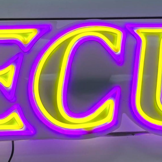 East Carolina LED Neon Sign Large [29 x 11] - Officially Licensed - Sky Lotz Custom Signs