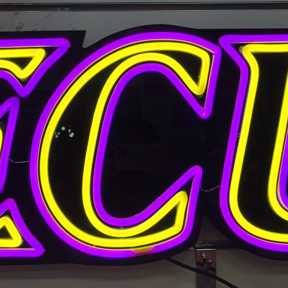 East Carolina LED Neon Sign Large [29 x 11] - Officially Licensed - Sky Lotz Custom Signs