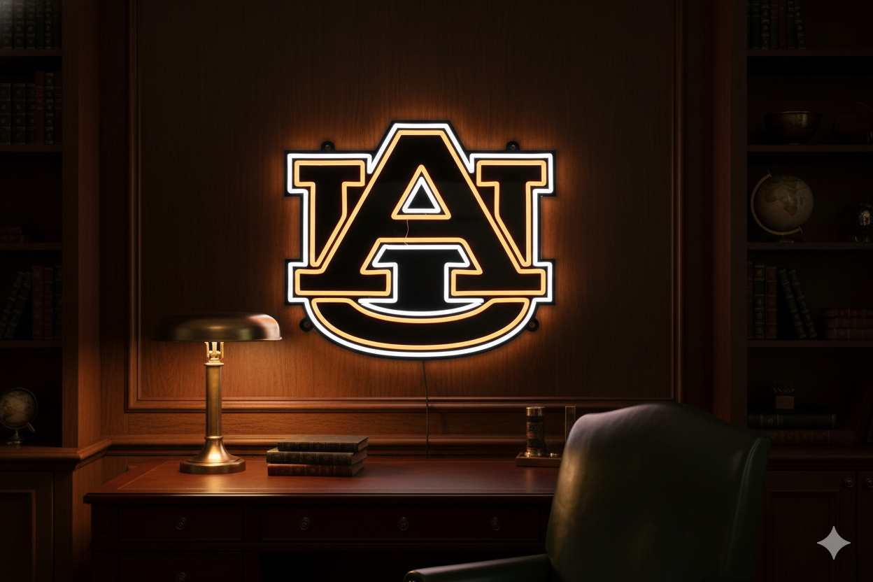 Auburn AU LED Neon Sign Large [21x24] - Officially Licensed