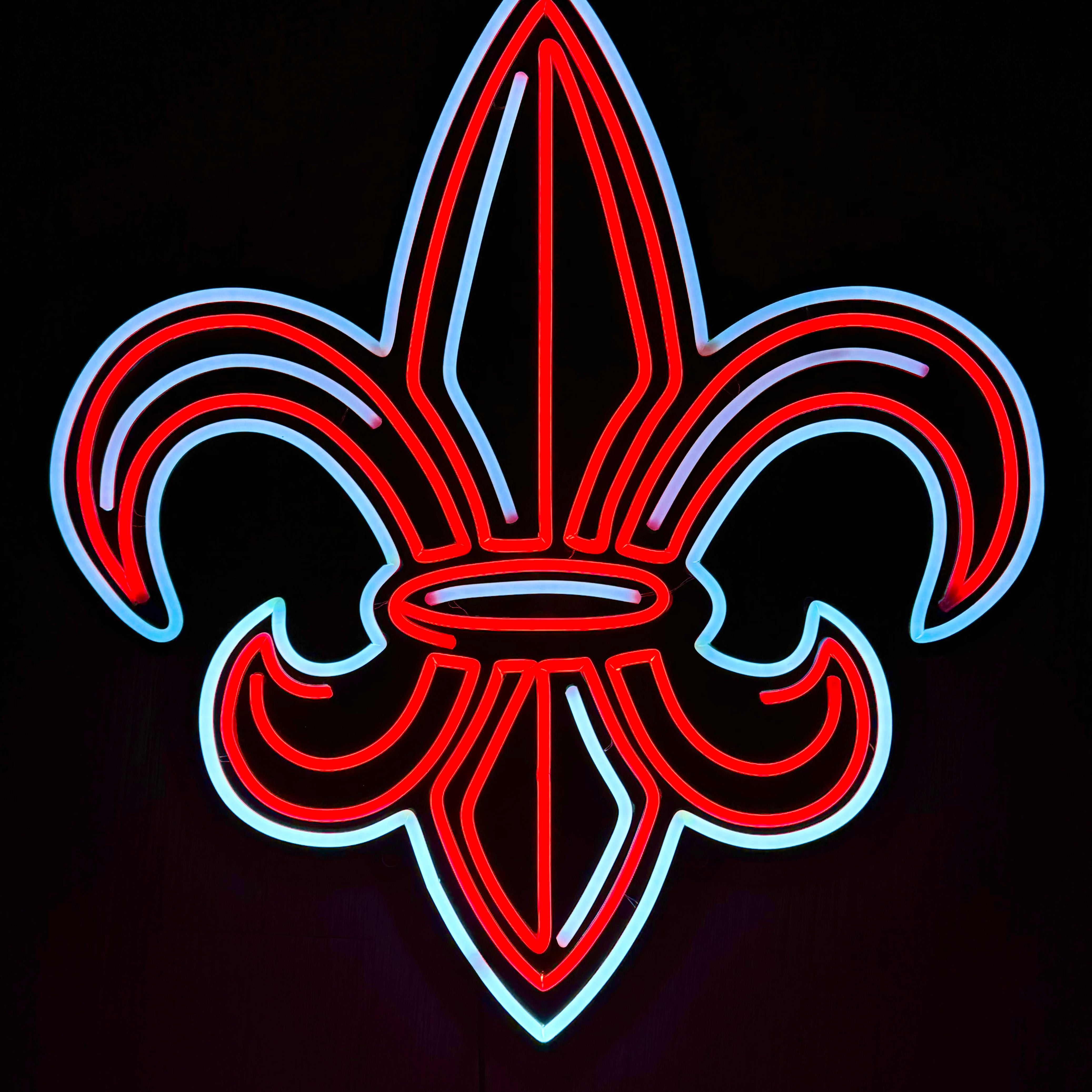 Louisiana at Lafayette LED Neon Sign Large [29x26] - Officially Licensed - Sky Lotz Custom Signs