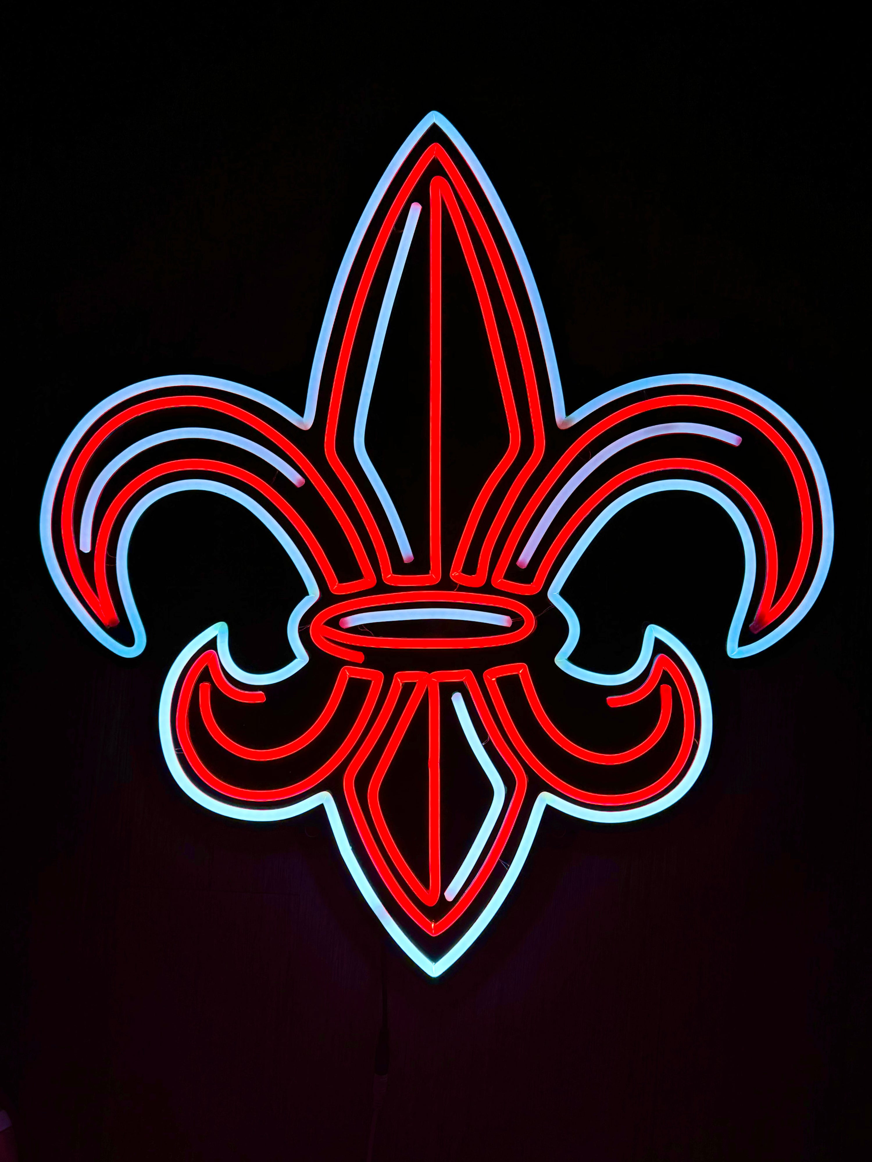 Louisiana at Lafayette LED Neon Sign Large [29x26] - Officially Licensed - Sky Lotz Custom Signs