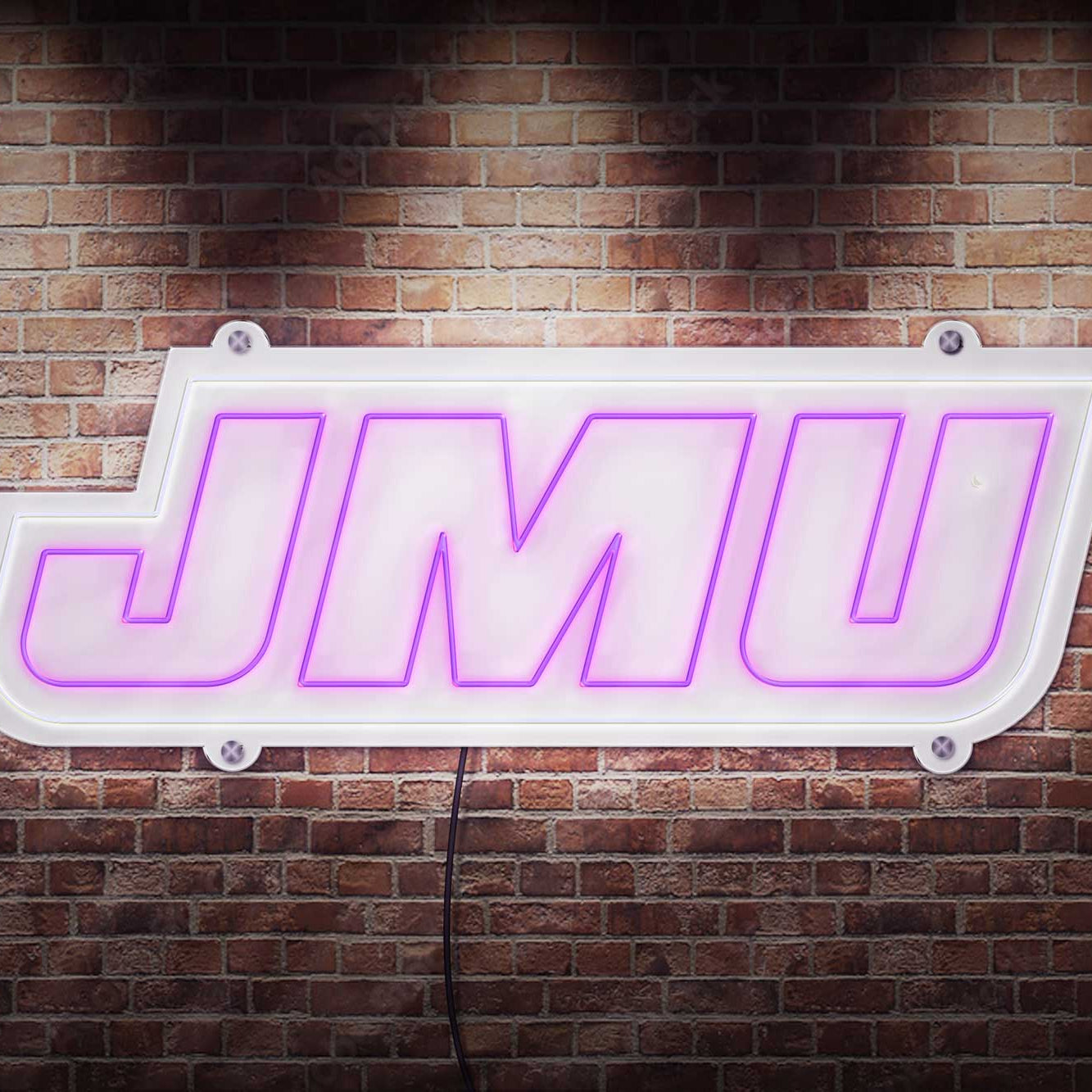 James Madison LED Neon Sign Large [31x10] - Officially Licensed - Sky Lotz Custom Signs