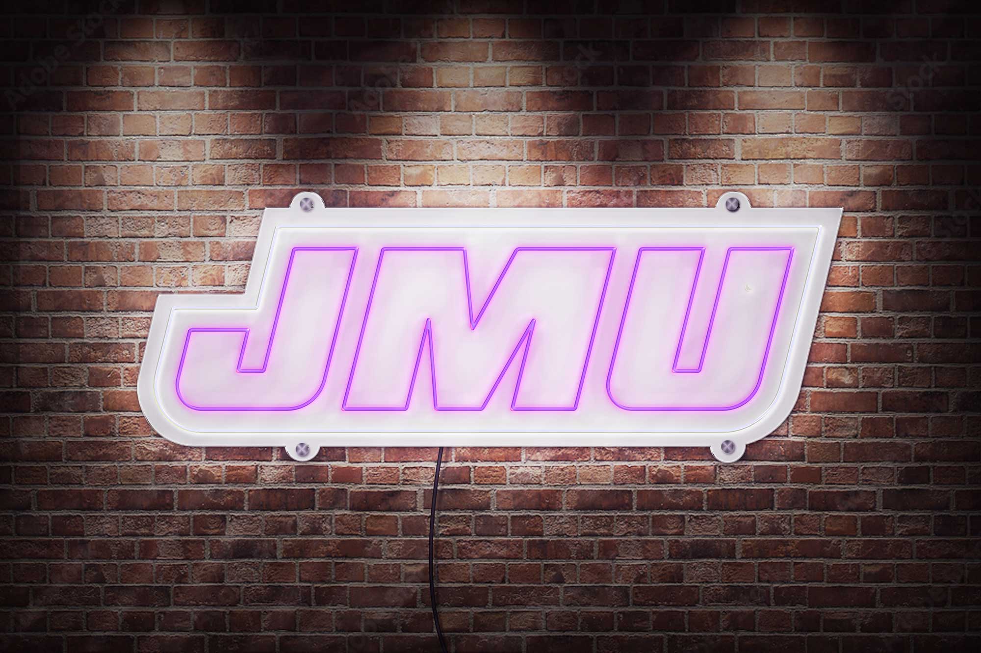 James Madison LED Neon Sign Large [31x10] - Officially Licensed - Sky Lotz Custom Signs