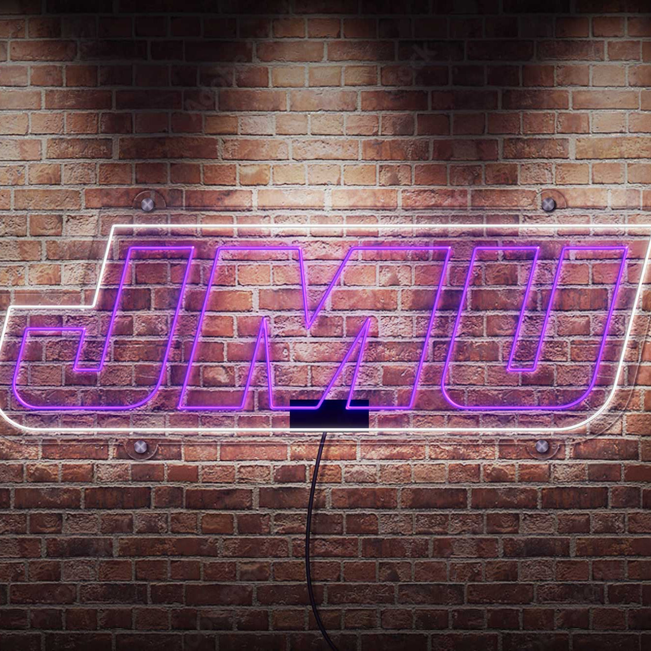 James Madison LED Neon Sign Large [31x10] - Officially Licensed - Sky Lotz Custom Signs