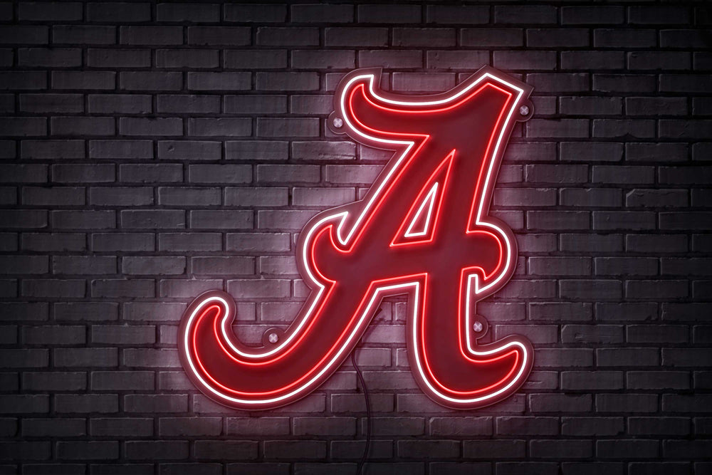 Alabama LED Neon Sign Large [24x23] - Officially Licensed - Sky Lotz Custom Signs