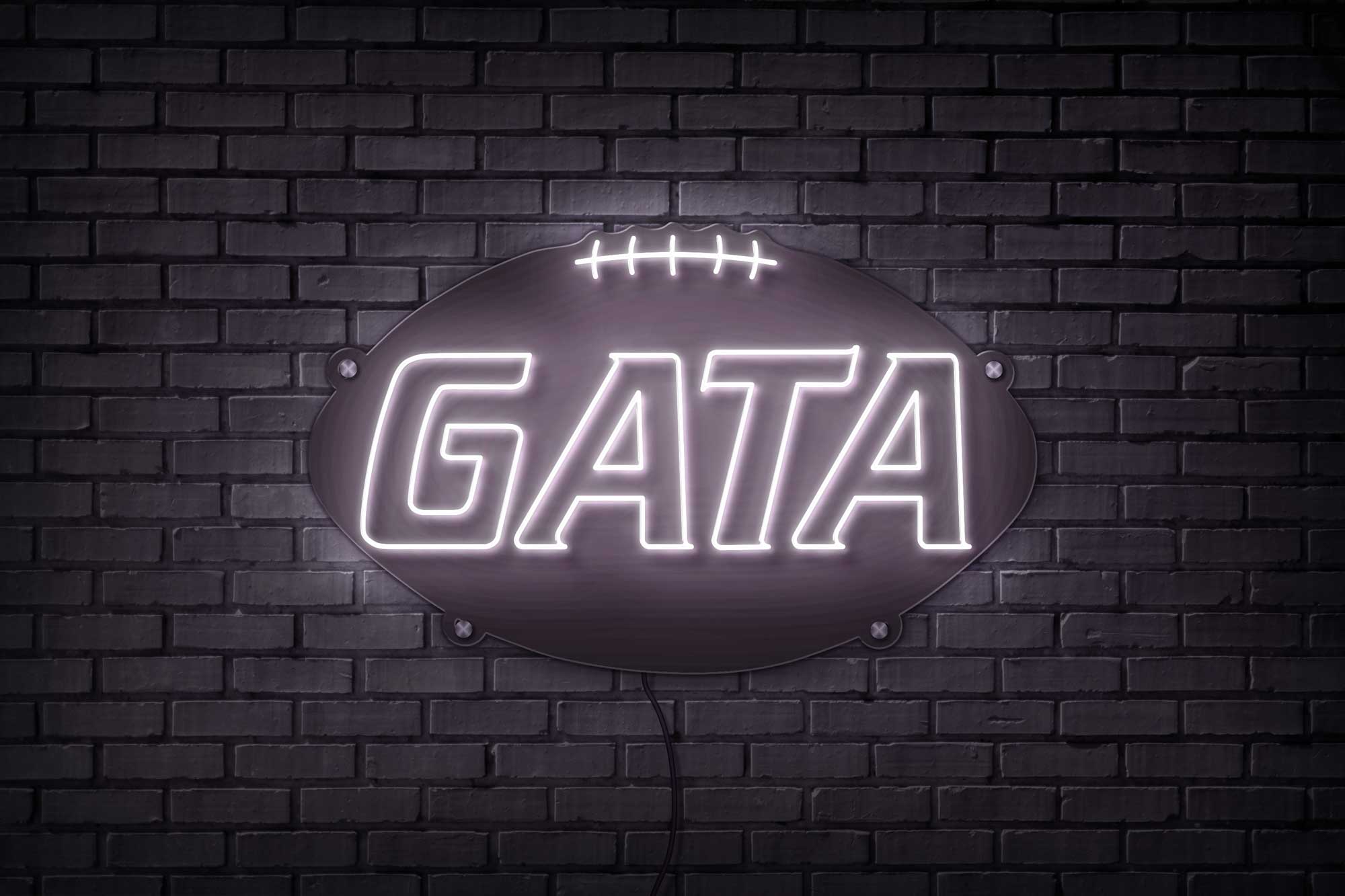 Georgia Southern GATA Football Premium LED Neon Sign Large [23x23] - Officially Licensed