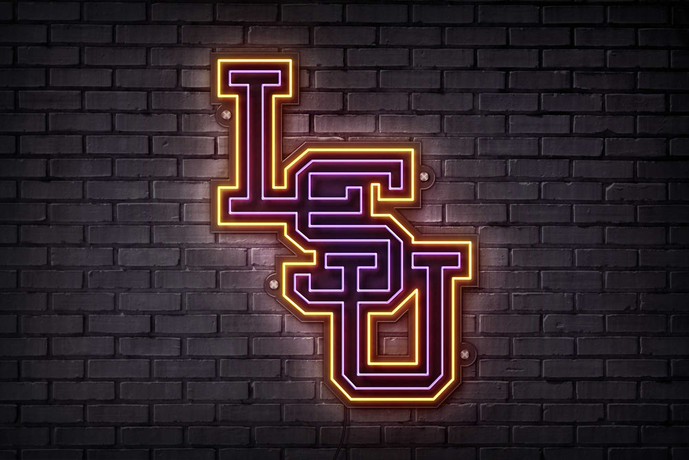 LSU Baseball LED Neon Sign Large [25x19] - Officially Licensed - Sky Lotz Custom Signs