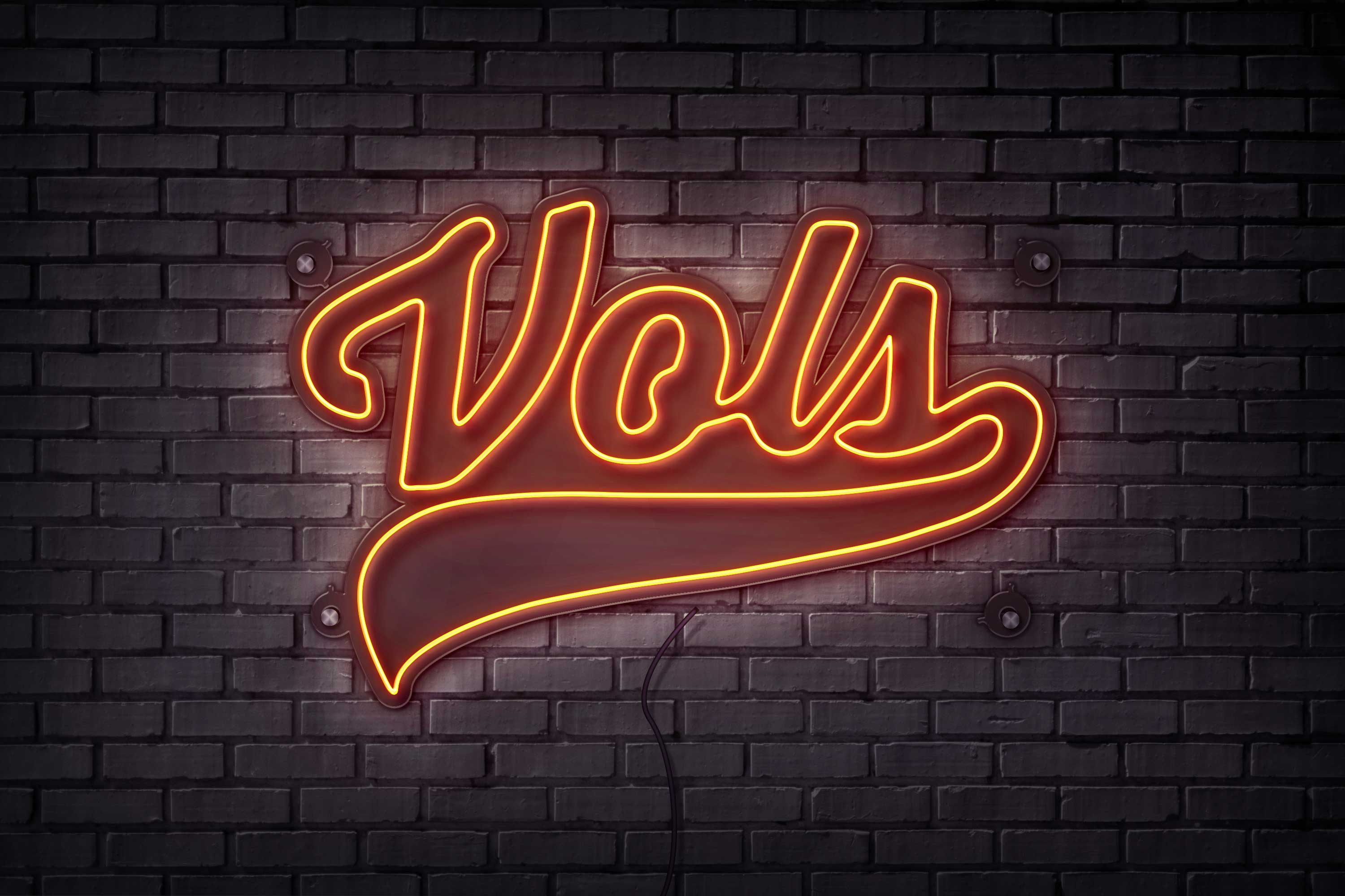 Vols Swoop LED Neon Sign Large [26x17] - Officially Licensed - Sky Lotz Custom Signs