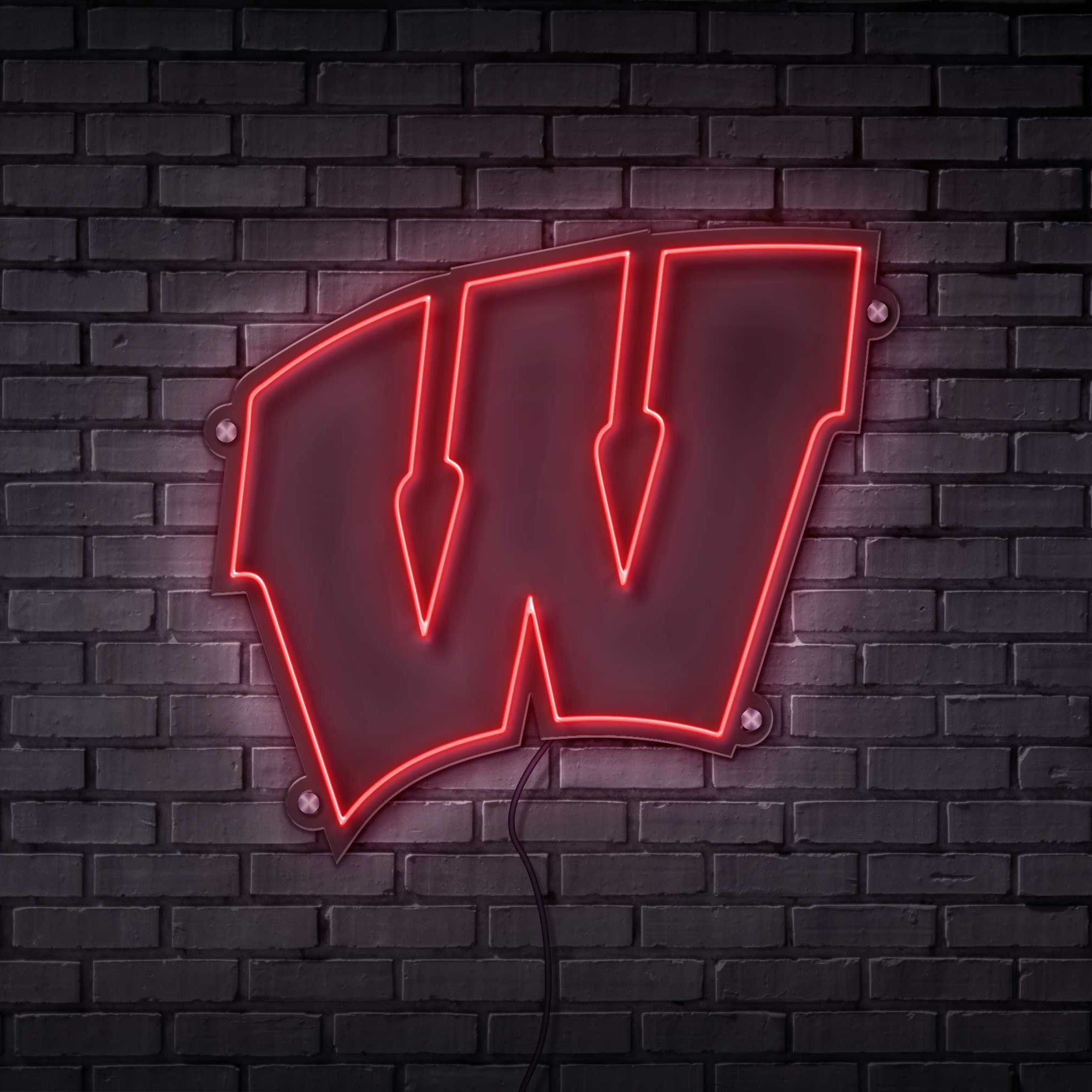 Wisconsin LED Neon Sign Large - Officially Licensed