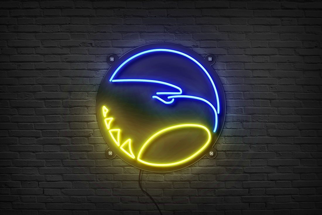 Georgia Southern Academic Eagle Head LED Neon Sign Large [24x24] - Officially Licensed - Sky Lotz Custom Signs
