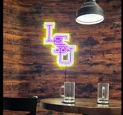 LSU Baseball LED Neon Sign Large [25x19] - Officially Licensed